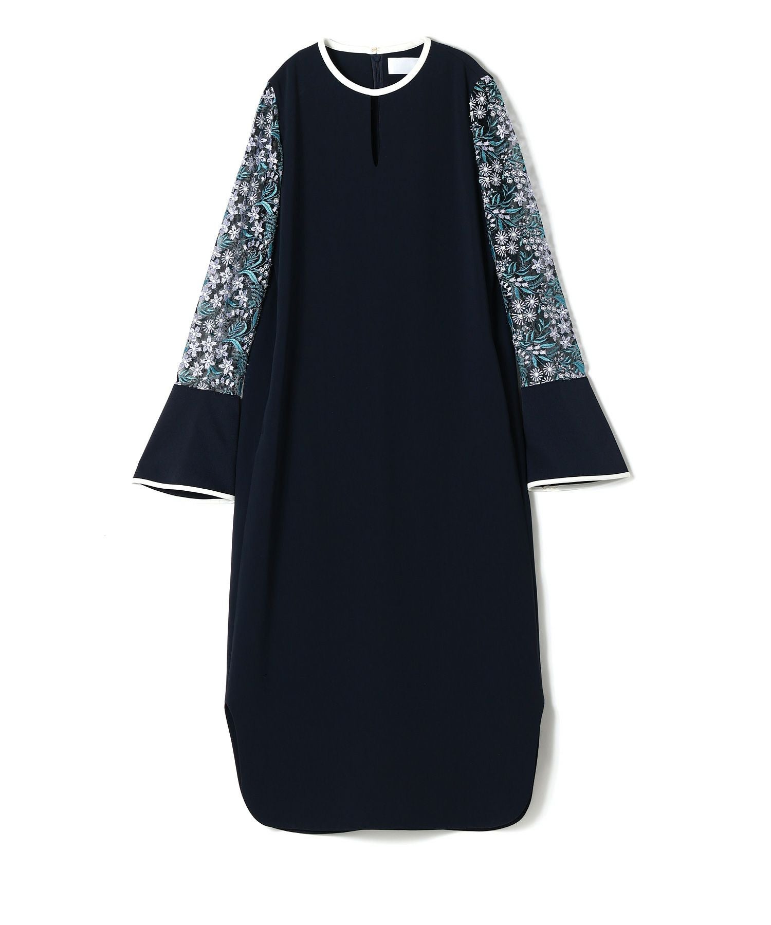 Mame Kurogouchi(マメ クロゴウチ)】 Floral Lace-Sleeve Classic