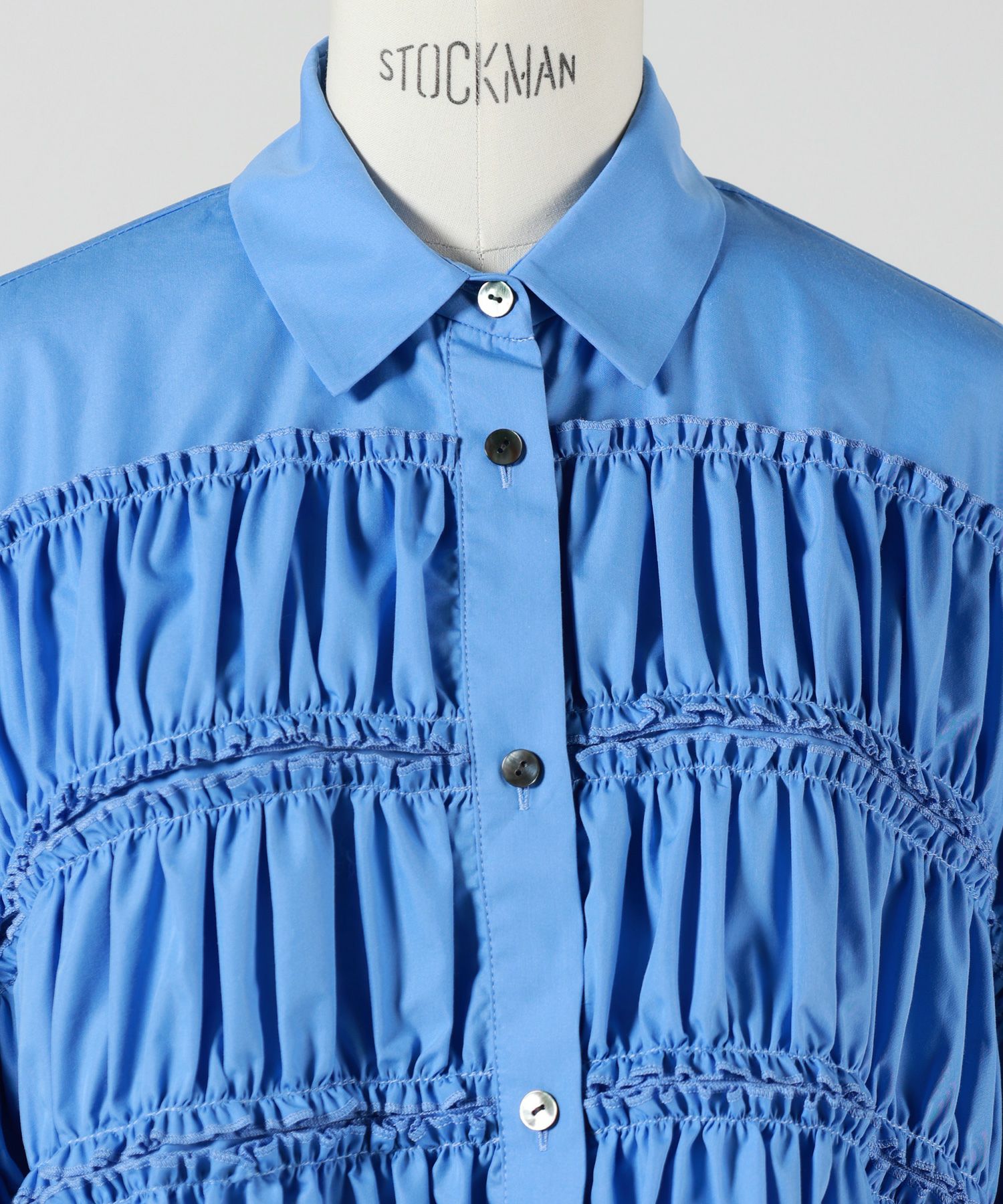ENFOLD(エンフォルド)】 TIERED GATHER SHIRT｜PARIGOT ONLINE（パリゴ