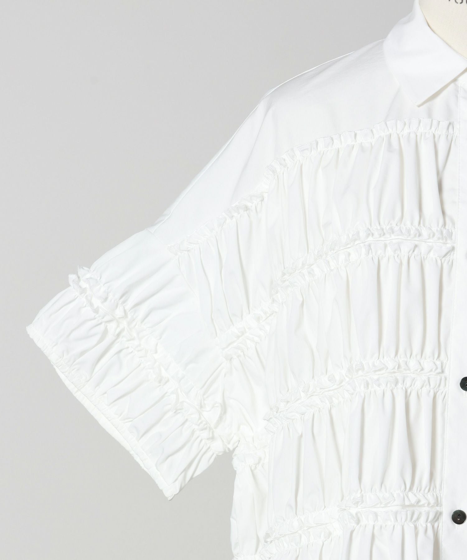 ENFOLD(エンフォルド)】 TIERED GATHER SHIRT｜PARIGOT ONLINE（パリゴ
