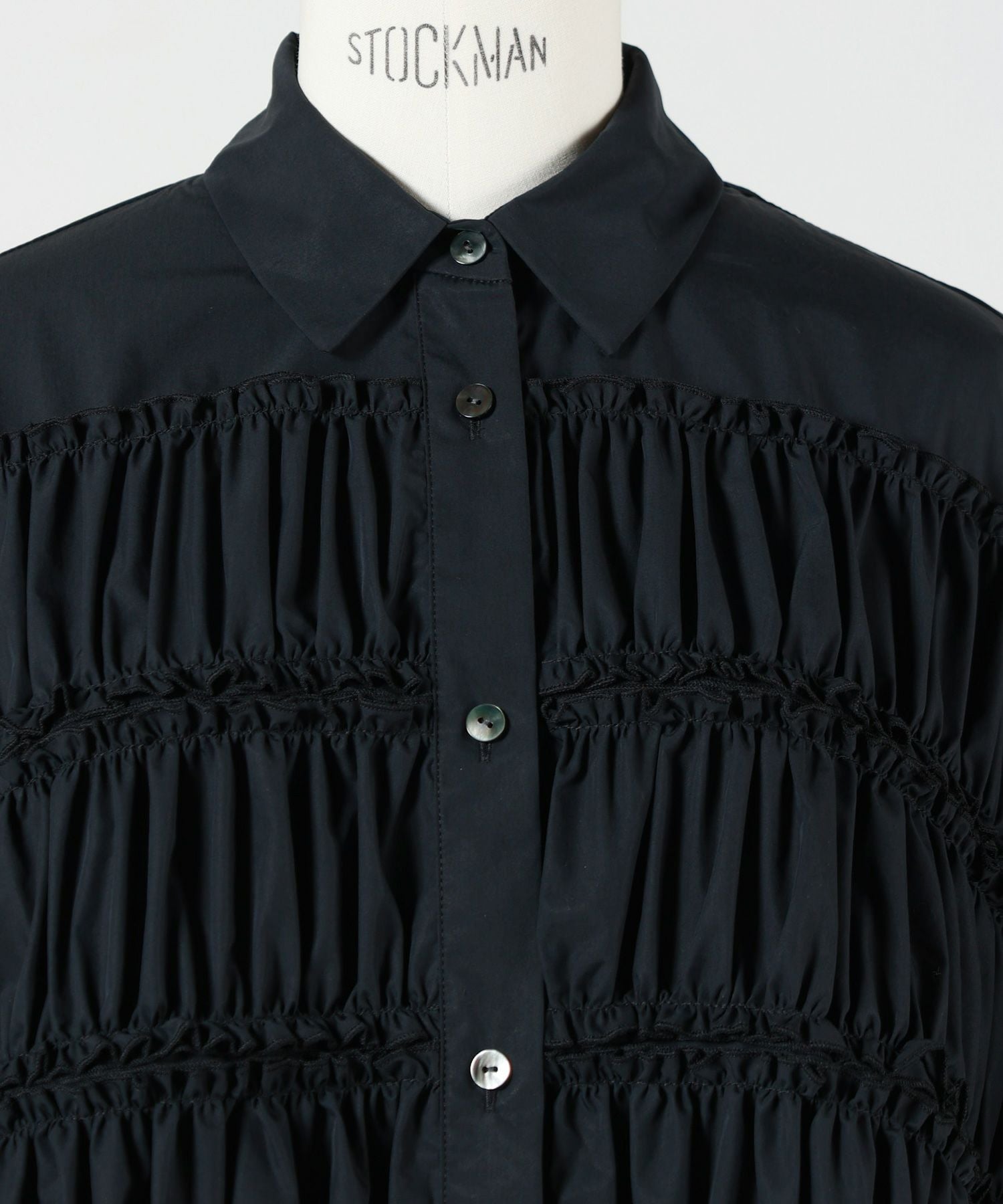 ENFOLD エンフォルド　 TIERED GATHER SHIRT　38 ENFOLD(エンフォルド)】 TIERED GATHER SHIRT｜PARIGOT ONLINE（パリゴ