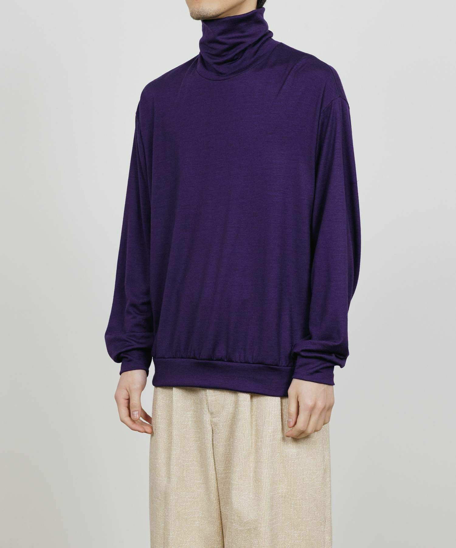 marka(マーカ)】 ウォッシャブルウール天竺 / タートルネック｜PARIGOT