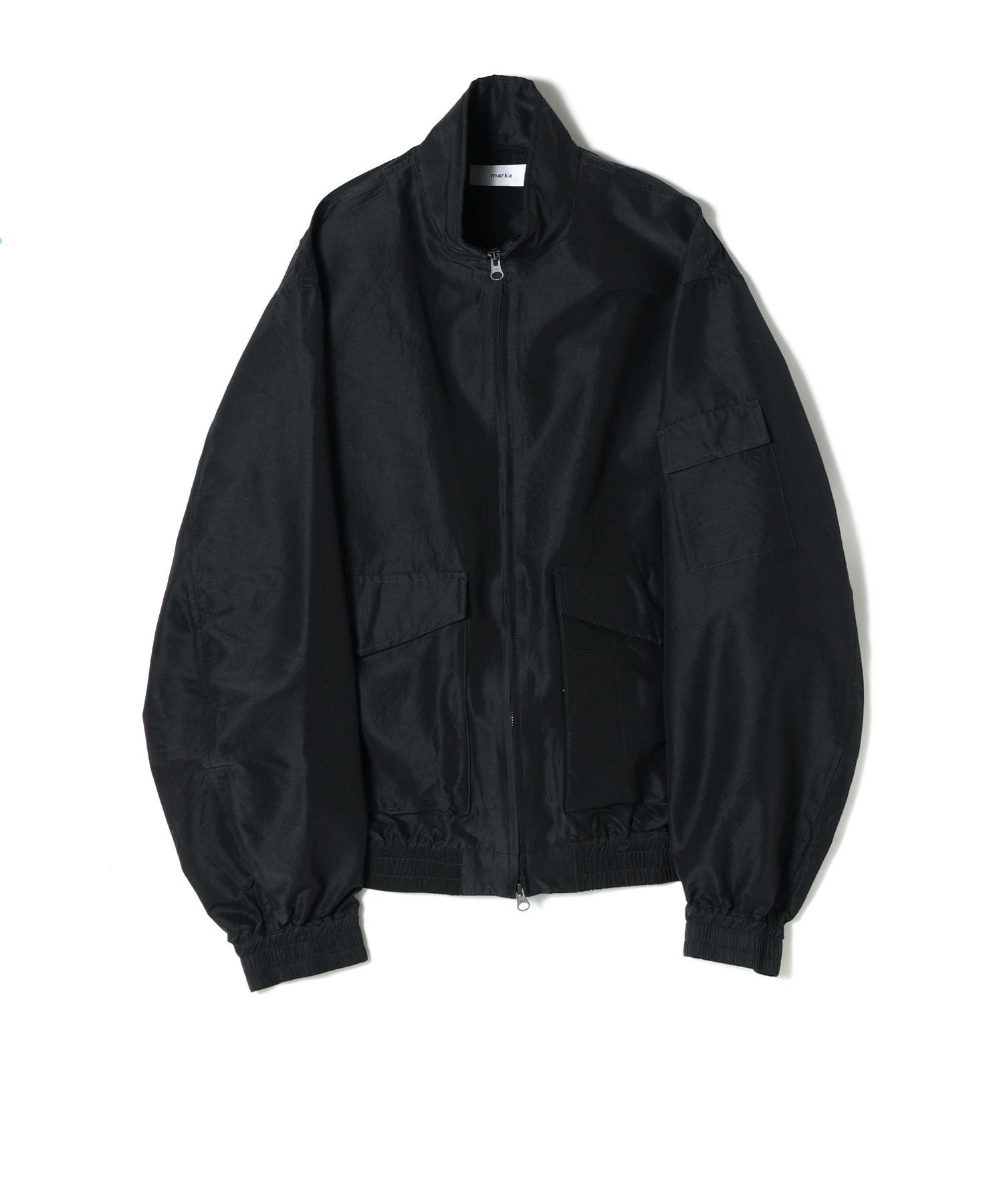 marka(マーカ)】 WOOL SILK HIGH COUNT TYPEWRITER FLIGHT JACKET