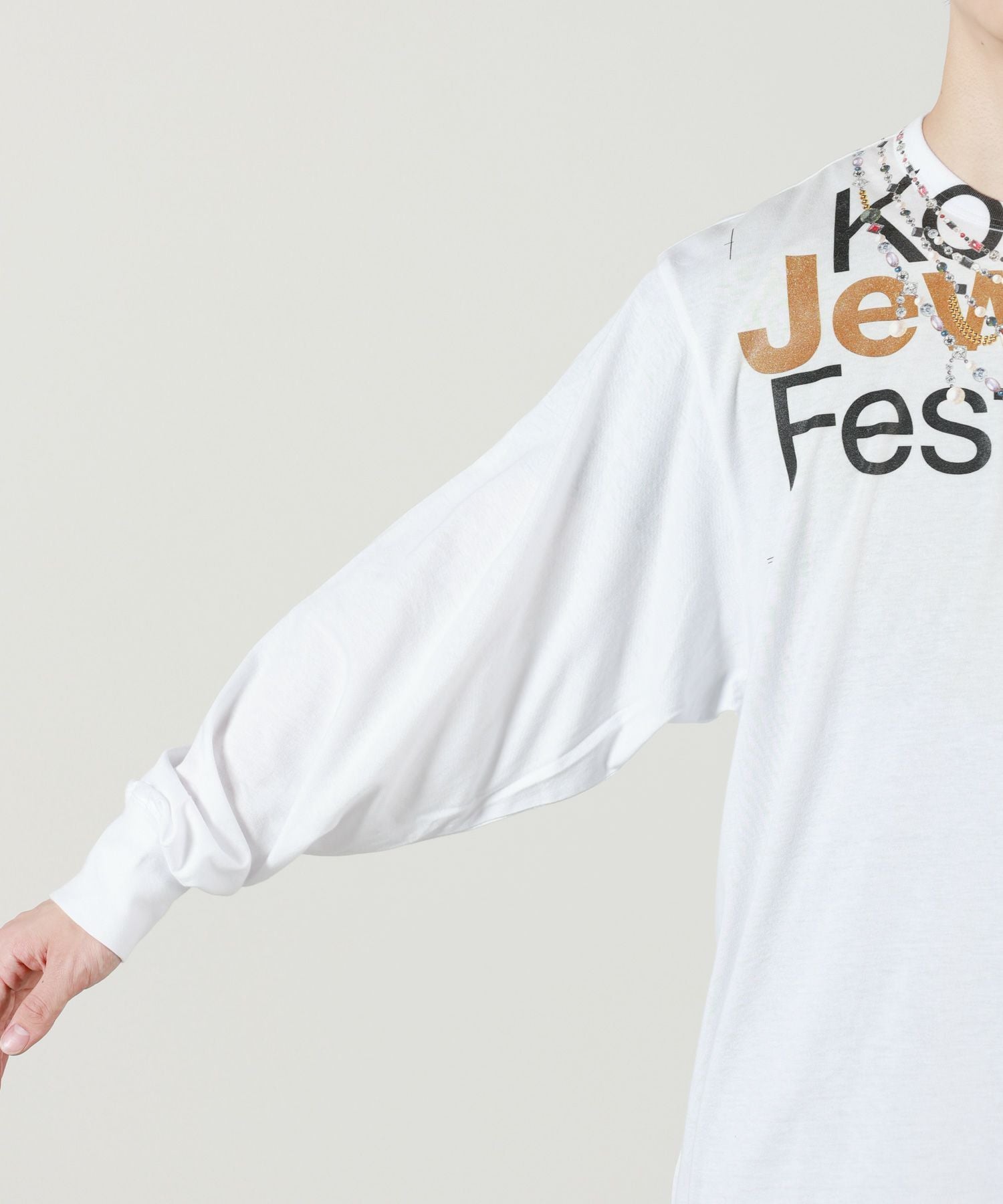 Kolor BEACONカラービーコン長袖Tシャツsize2日本製ホワイト中古品 kolor BEACON(カラービーコン)】 T-Shirt｜PARIGOT ONLINE（パリゴ