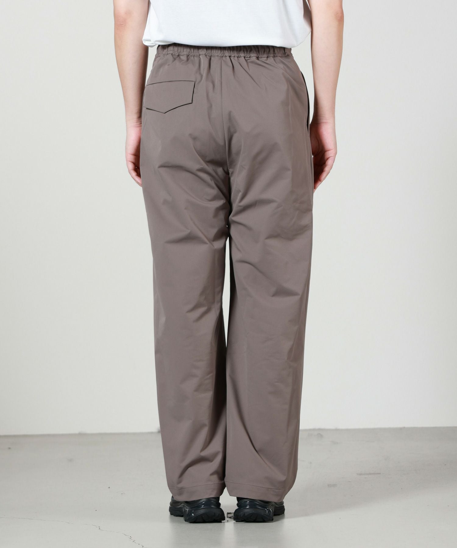 CULLNI(クルニ)】 Strech Double Cloth 2Tuck Drawstring Pants