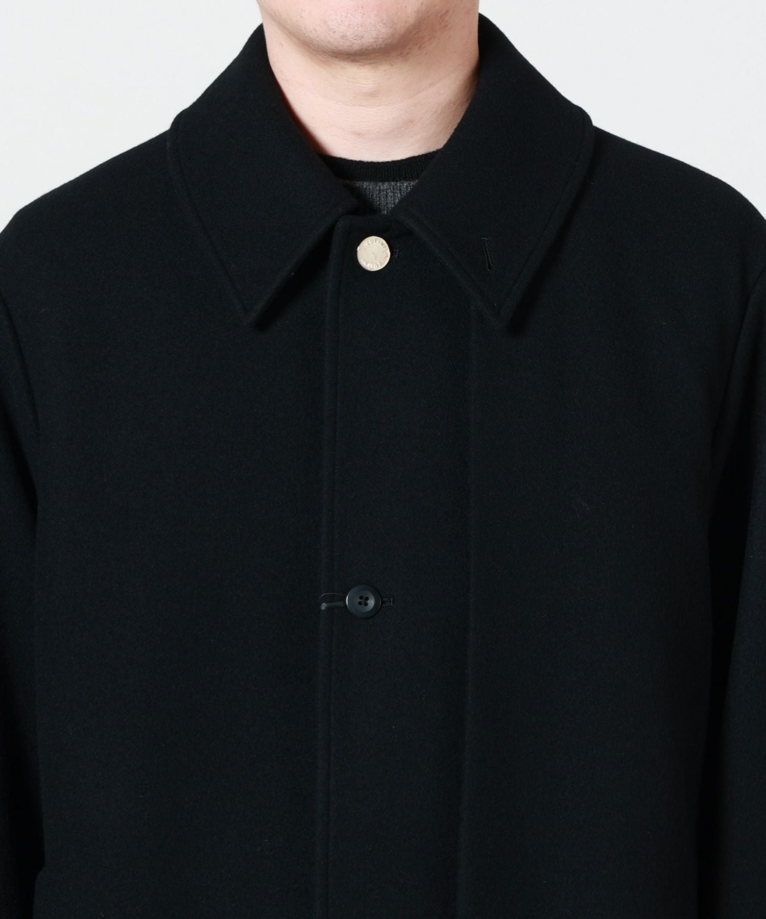 CULLNI(クルニ)】 Lamb Wool Melton Layerd Long Coat｜PARIGOT ONLINE