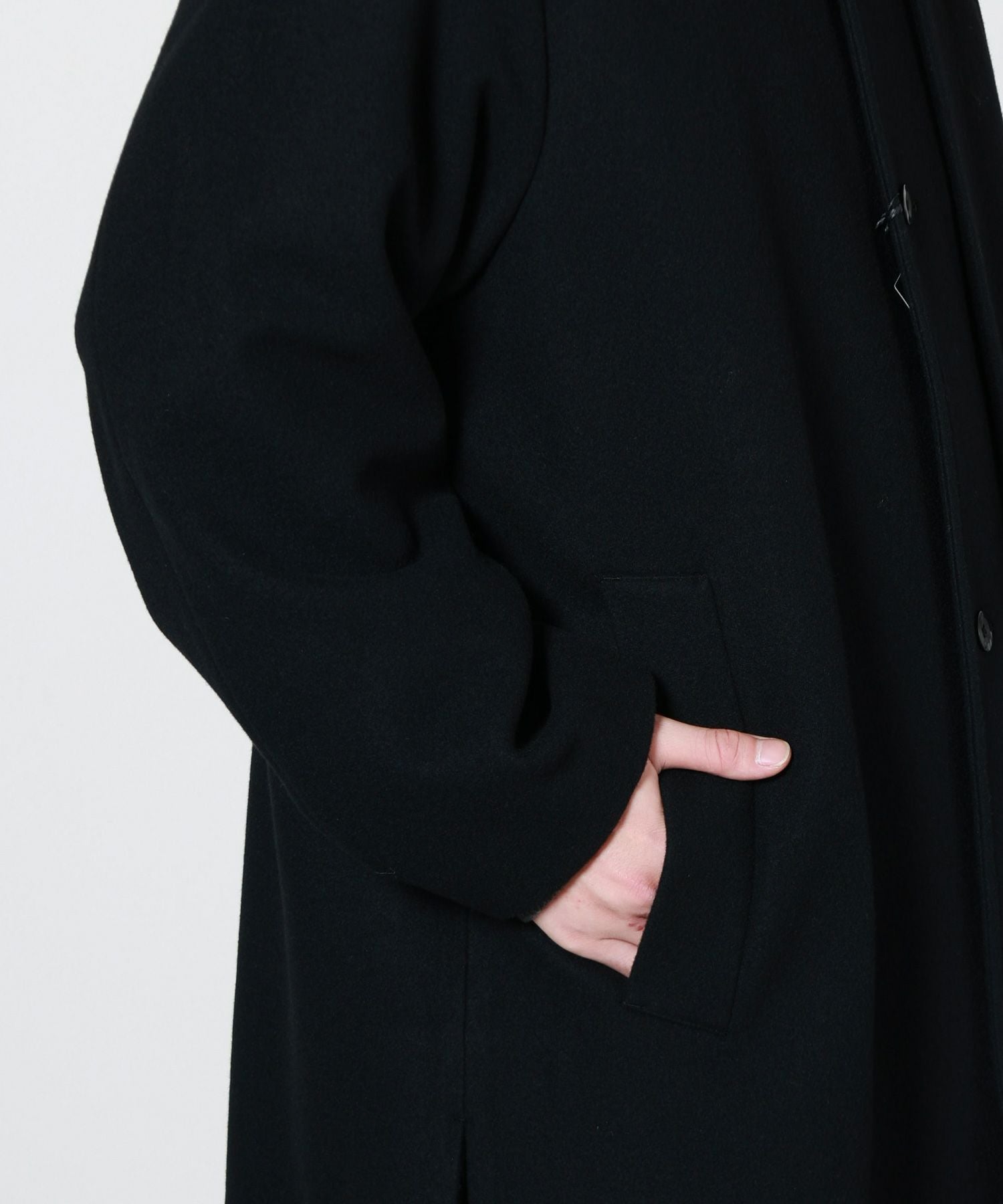 CULLNI(クルニ)】 Lamb Wool Melton Layerd Long Coat｜PARIGOT ONLINE