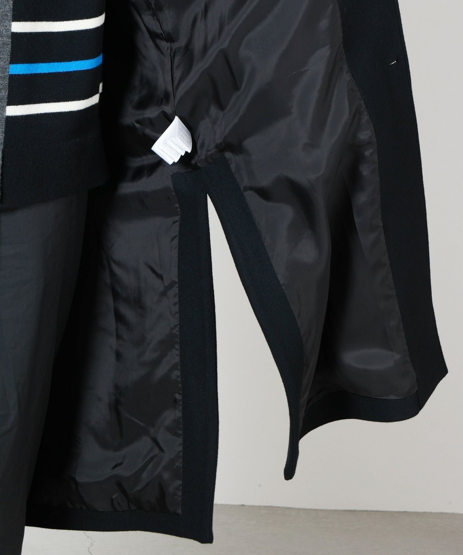 CULLNI(クルニ)】 Lamb Wool Melton Layerd Long Coat｜PARIGOT ONLINE