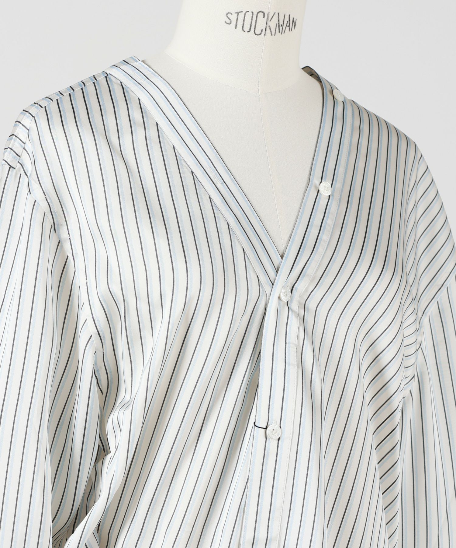 Acne Studios(アクネストゥディオズ)】 アシンメトリーシャツドレス