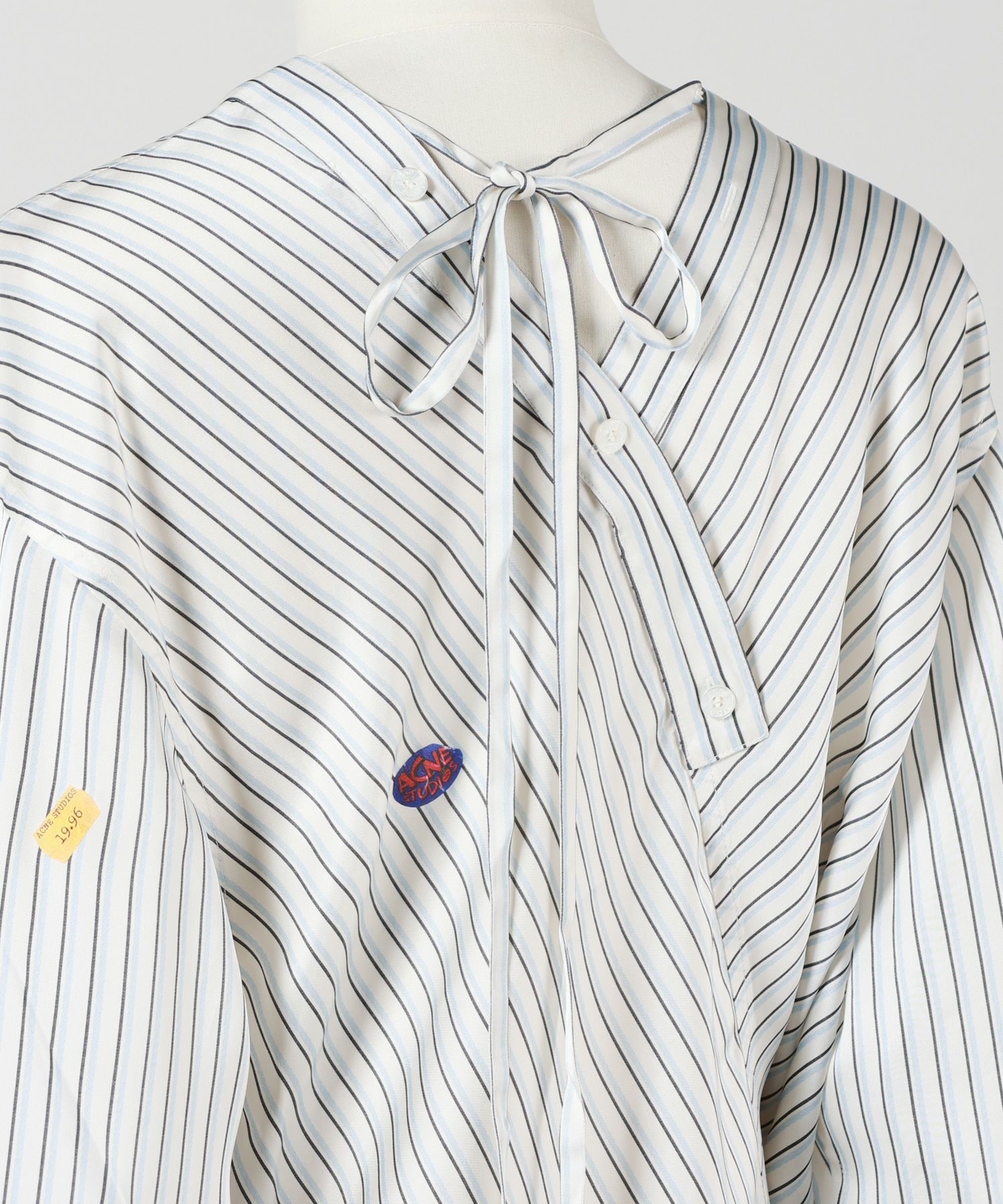 Acne Studios(アクネストゥディオズ)】 アシンメトリーシャツドレス