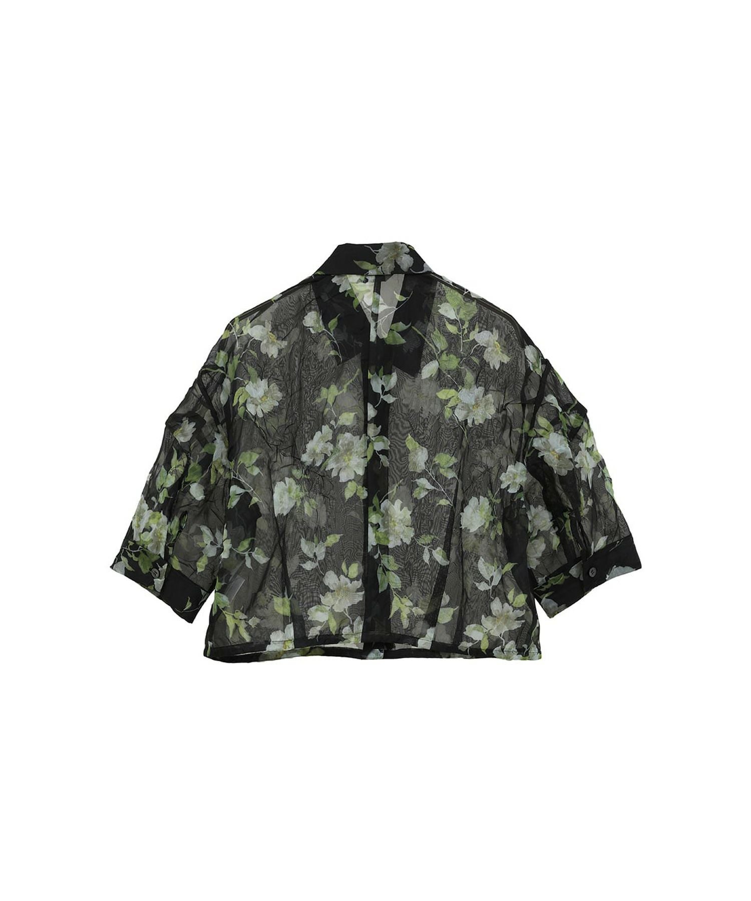 限定値下クラネ SHEER FLOWER SHORT SLEEVE SHIRTS CLANE＃SHEER FLOWER SHORT SLEEVE SHIRTS 【公式通販】