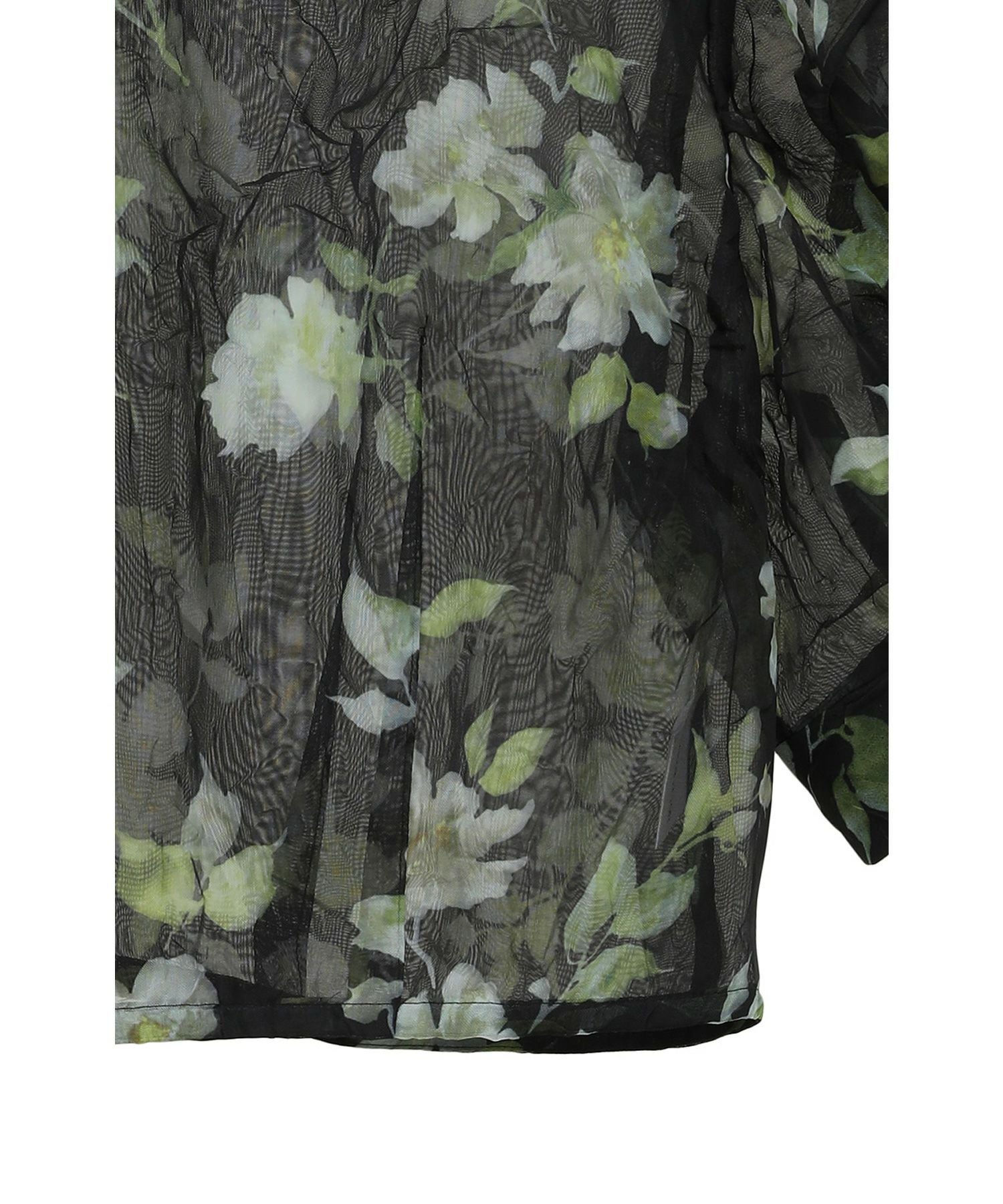 シャツ/ブラウス(半袖/袖なし) CLANE SHEER FLOWER SHORT SLEEVE SHIRTS CLANE(クラネ)】 SHEER FLOWER SHORT SLEEVE SHIRTS｜PARIGOT ONLINE