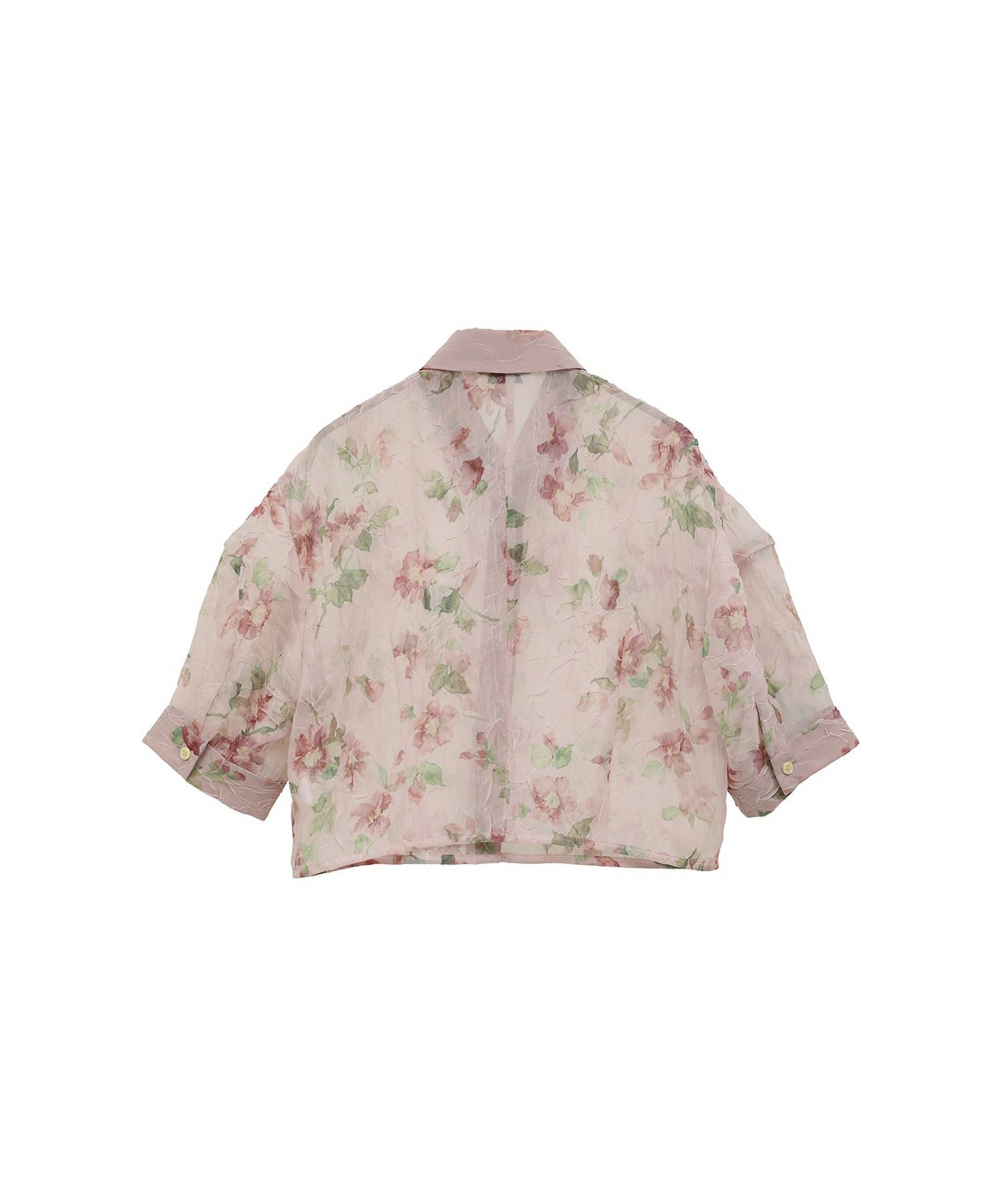 CLANE(クラネ)】 SHEER FLOWER SHORT SLEEVE SHIRTS｜PARIGOT ONLINE