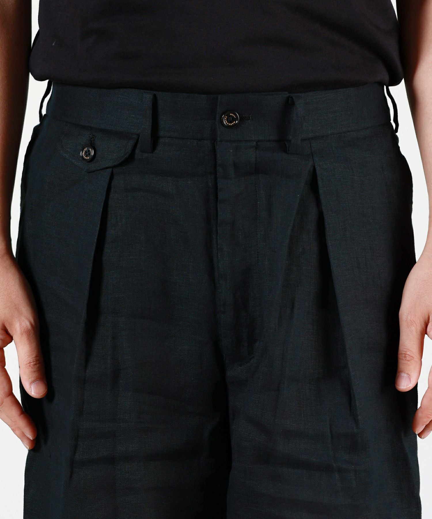 MARKAWARE(マーカウェア)】 HEMP SHIRTING CLASSIC FIT SHORTS