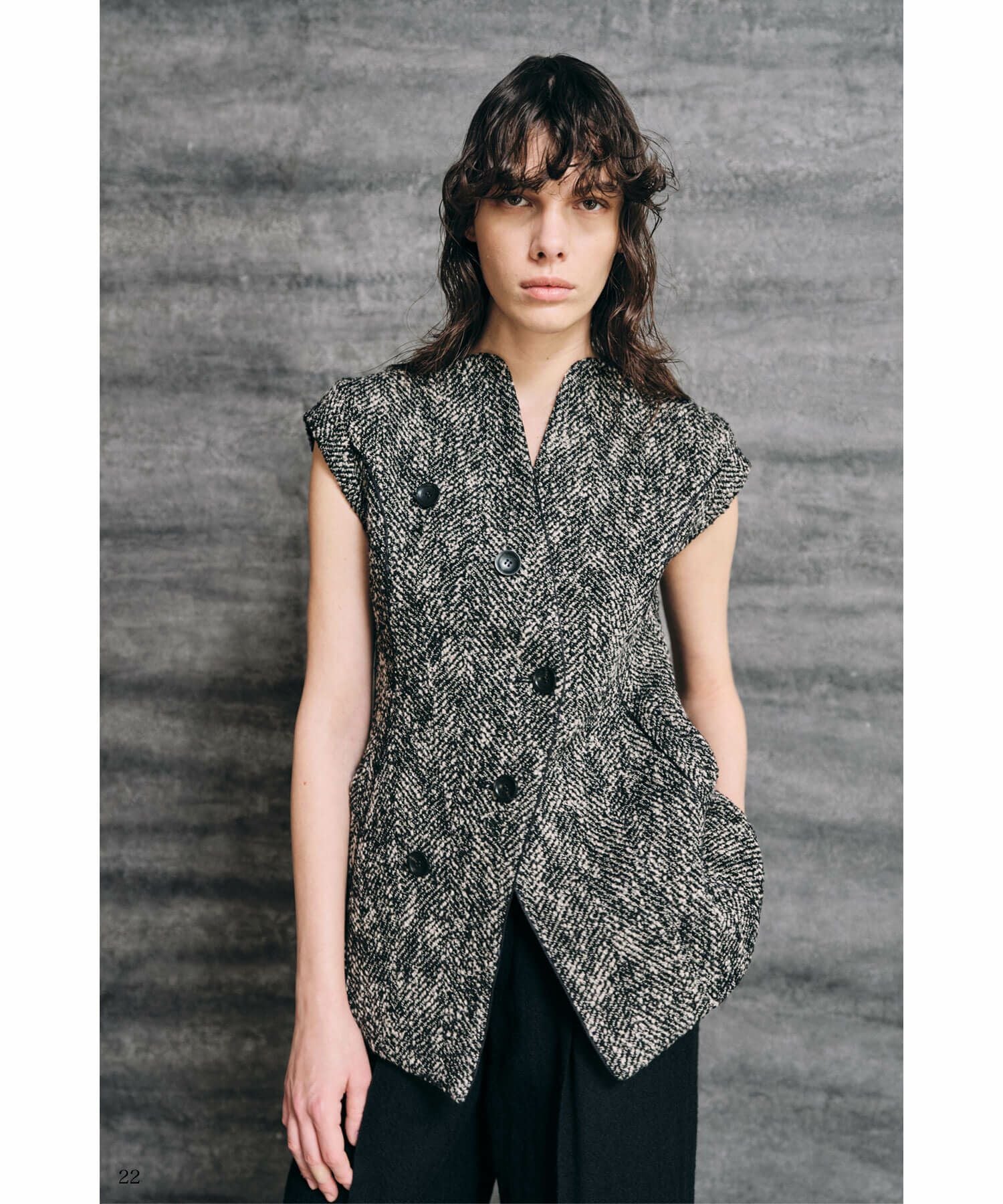 【AKIRANAKA】　ジャケット　トップス　ベスト AKIRANAKA(アキラナカ)】 VEST｜PARIGOT ONLINE（パリゴオンライン）