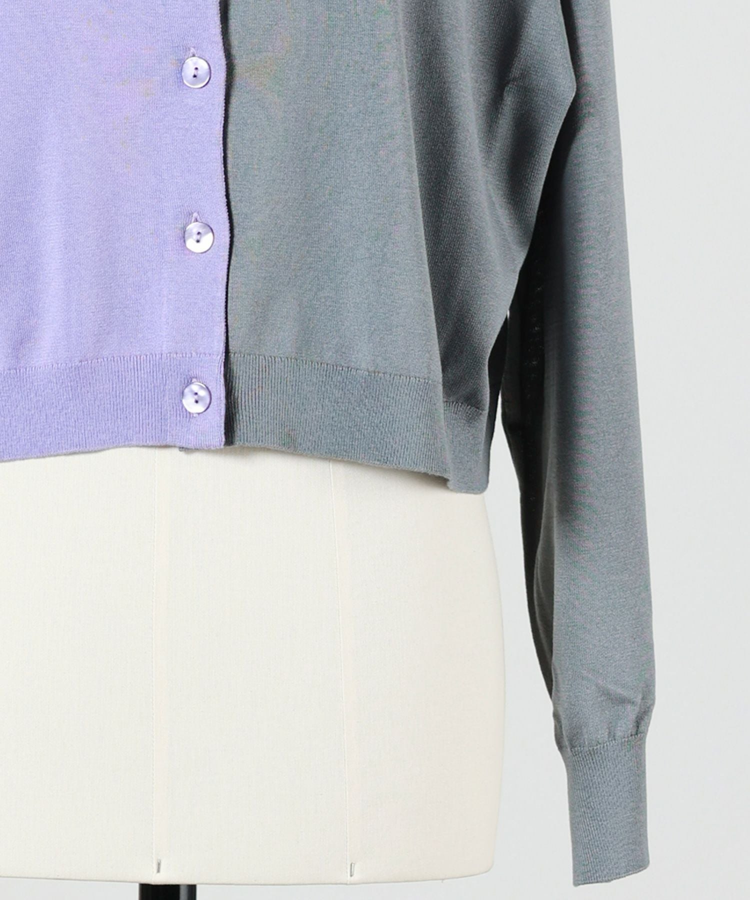 ENFOLD(エンフォルド)】 BICOLOR CARDIGAN｜PARIGOT ONLINE（パリゴ