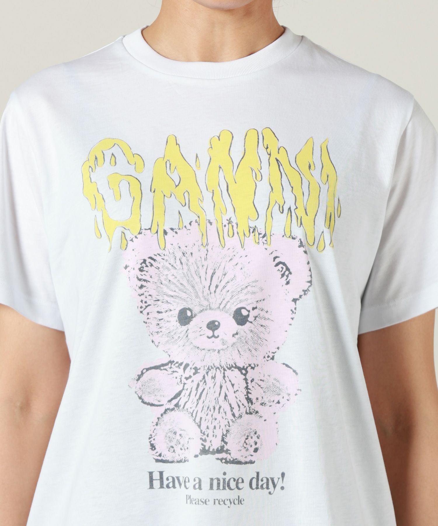 GANNI(ガニー)】 JERSEY TEDDY RELAXED T-SHIRTS｜PARIGOT ONLINE