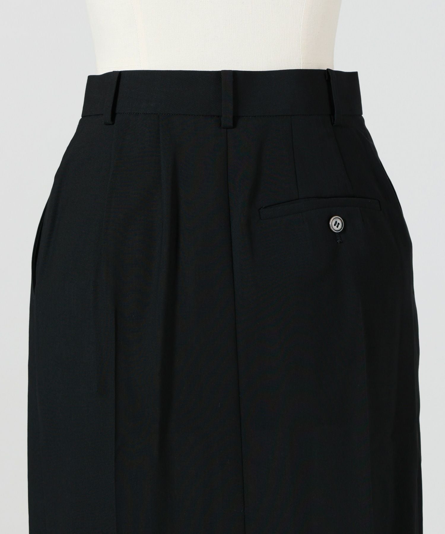 スカート ENFOLD 2024SS MINIMAL STRAIGHT-SKIRT ENFOLD(エンフォルド
