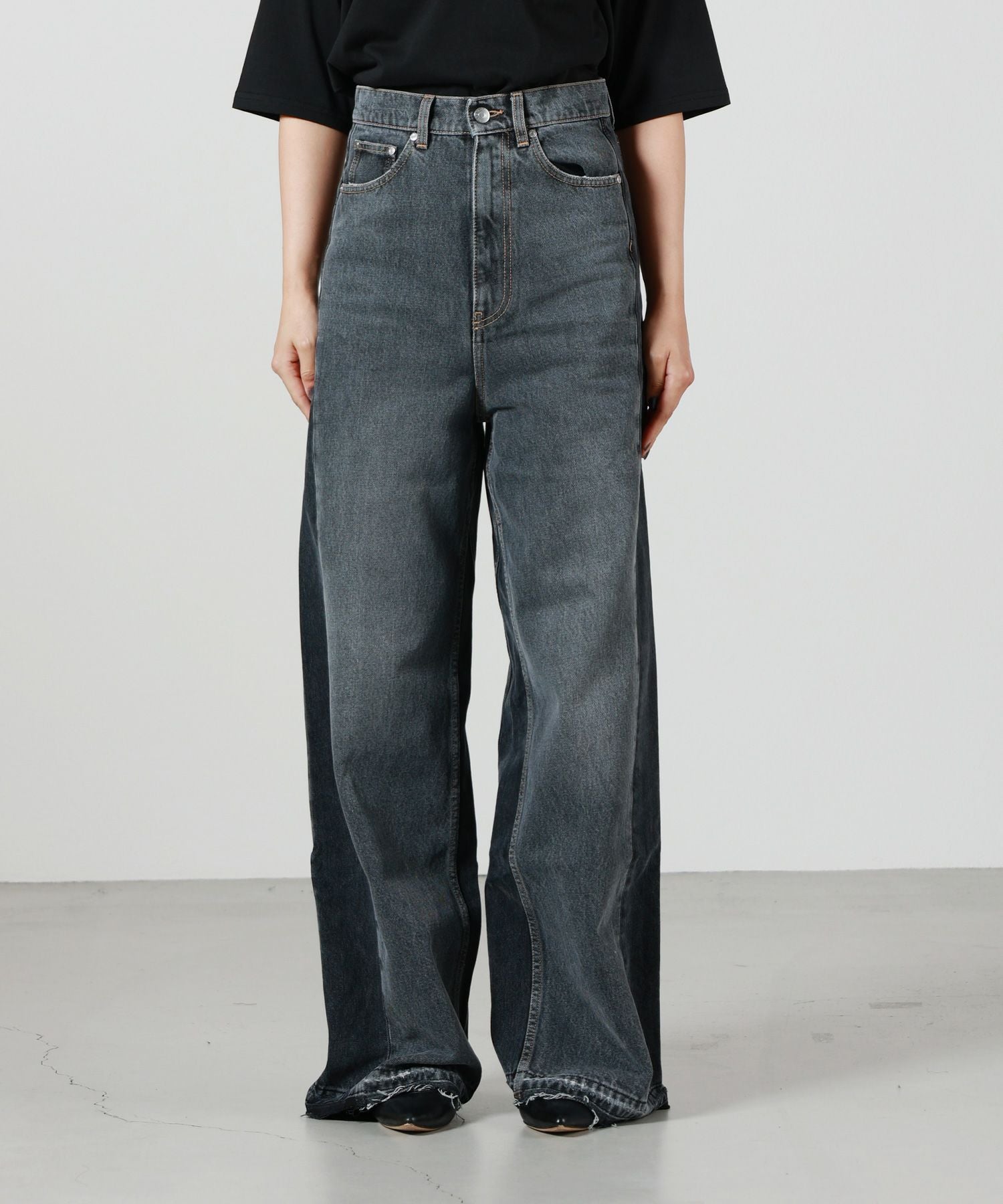 STELLA McCARTNEY(ステラ・マッカートニー)】 ストレート ワイドレッグ