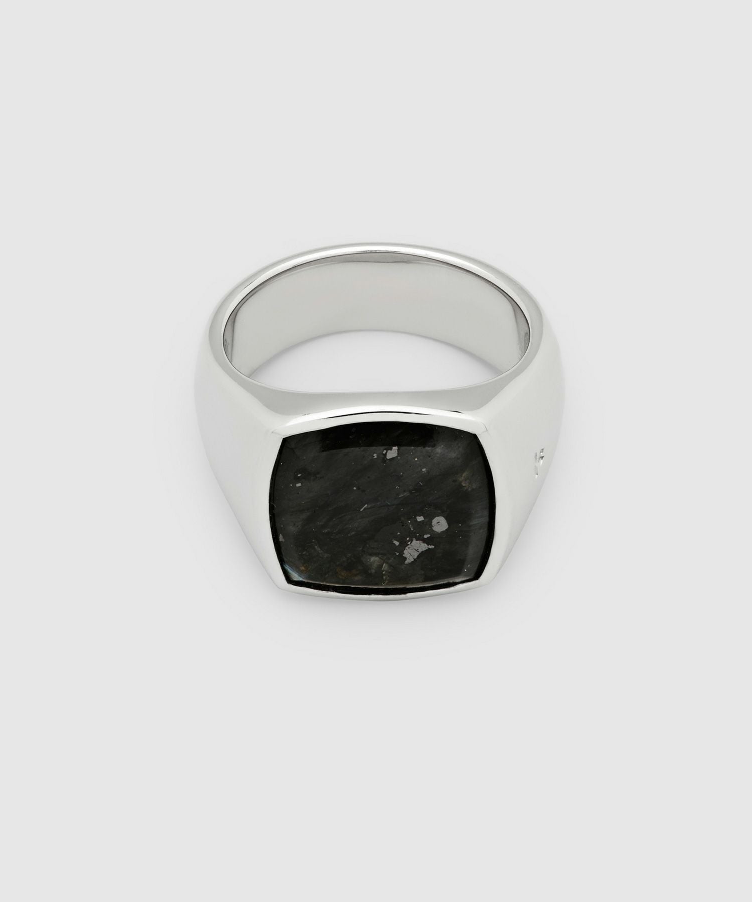 TOM WOOD(トムウッド)】 Cushion Black Larvikite リング｜PARIGOT