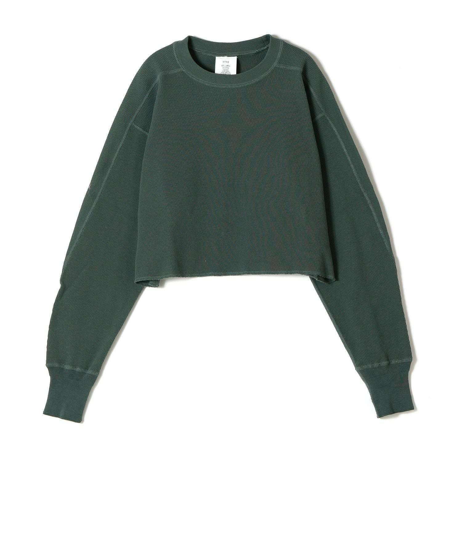 HYKE(ハイク)】 THERMAL CROPPED SHIRT｜PARIGOT ONLINE（パリゴ