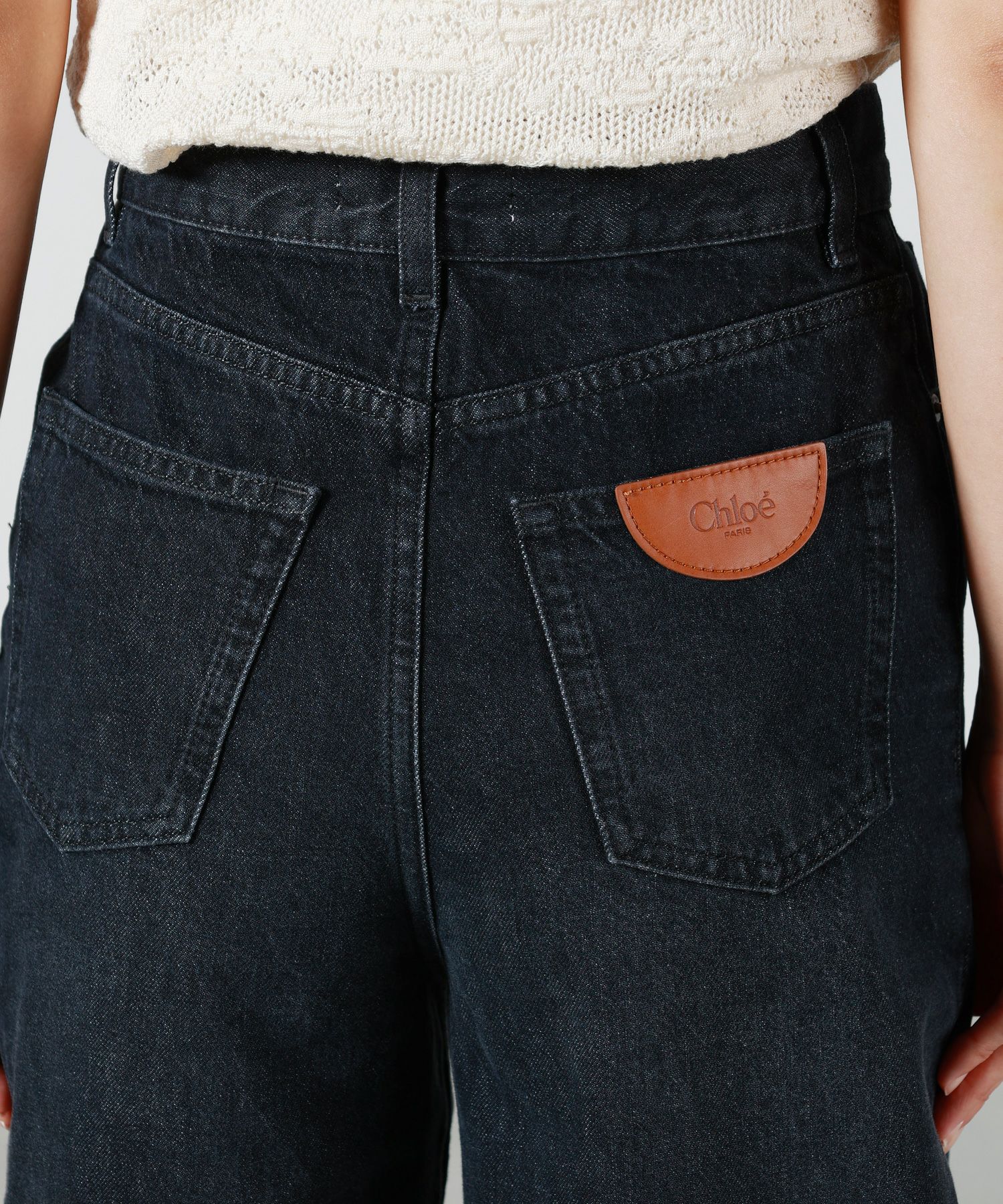 Chloe(クロエ)】 ハイライズ ワイドレッグジーンズ｜PARIGOT ONLINE