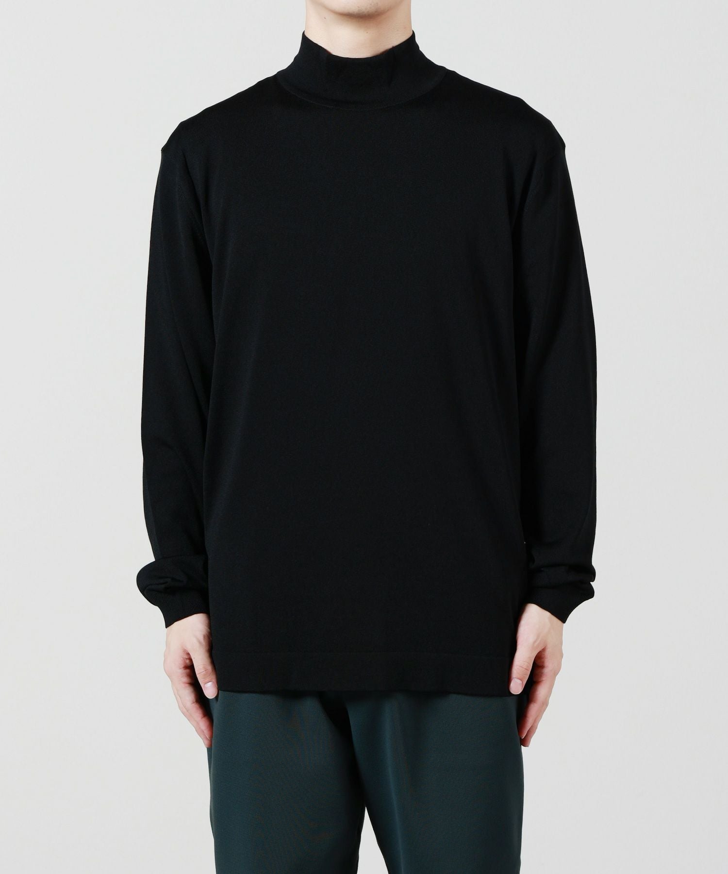 CFCL(シーエフシーエル)】 SOFT HIGH GAUGE MOCKNECK LONG SLEEVE TOP
