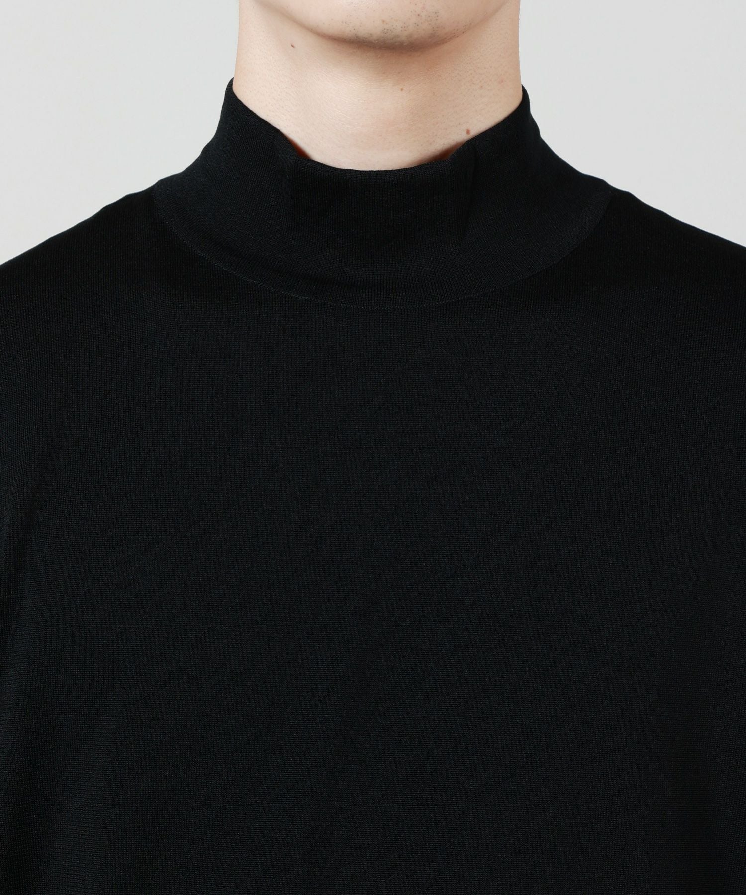 CFCL(シーエフシーエル)】 SOFT HIGH GAUGE MOCKNECK LONG SLEEVE TOP