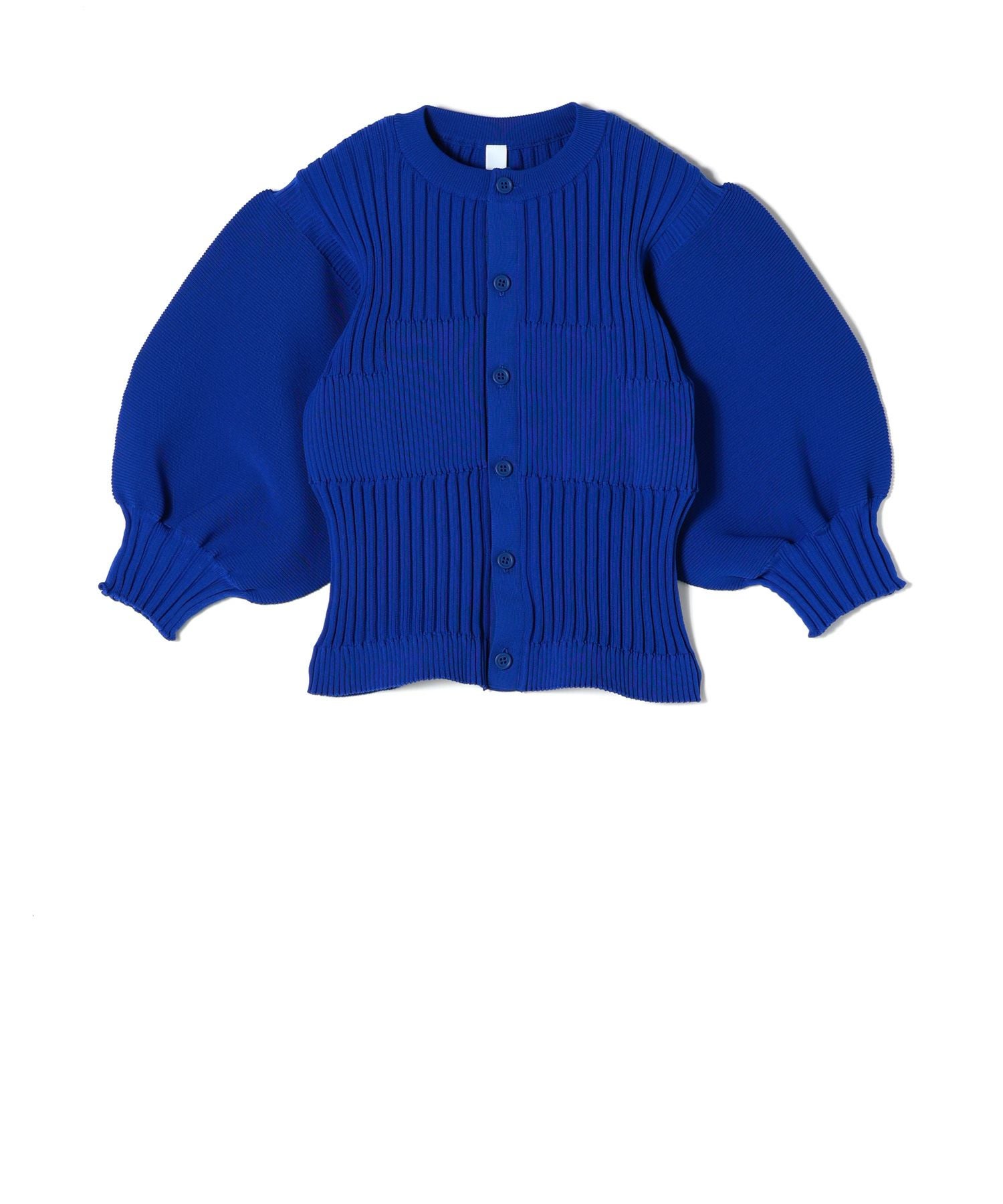 CFCL(シーエフシーエル)】 FLUTED SHORT PUFF SLEEVE CARDIGAN