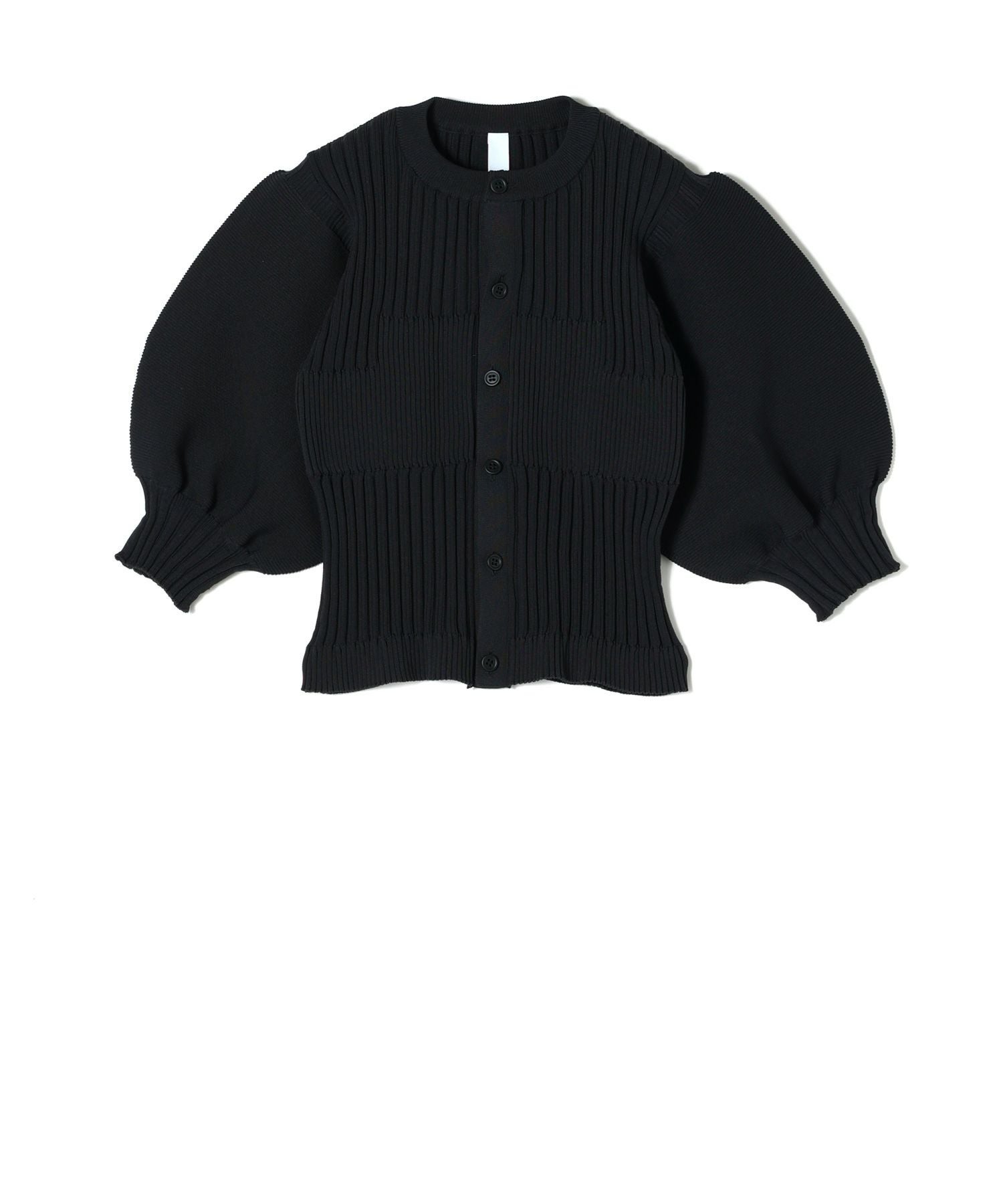 CFCL(シーエフシーエル)】 FLUTED SHORT PUFF SLEEVE CARDIGAN