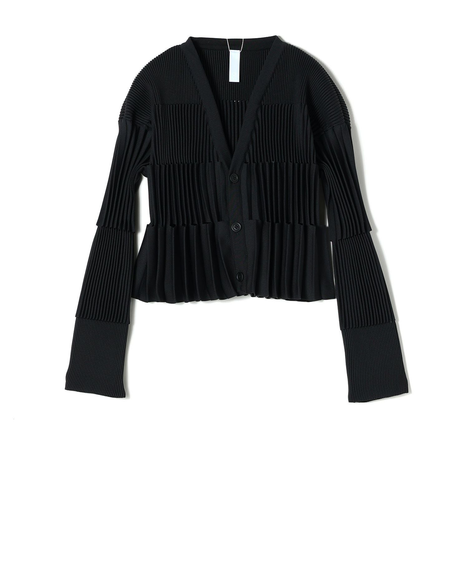 CFCL(シーエフシーエル)】 ACCORDION CROPPED CARDIGAN｜PARIGOT