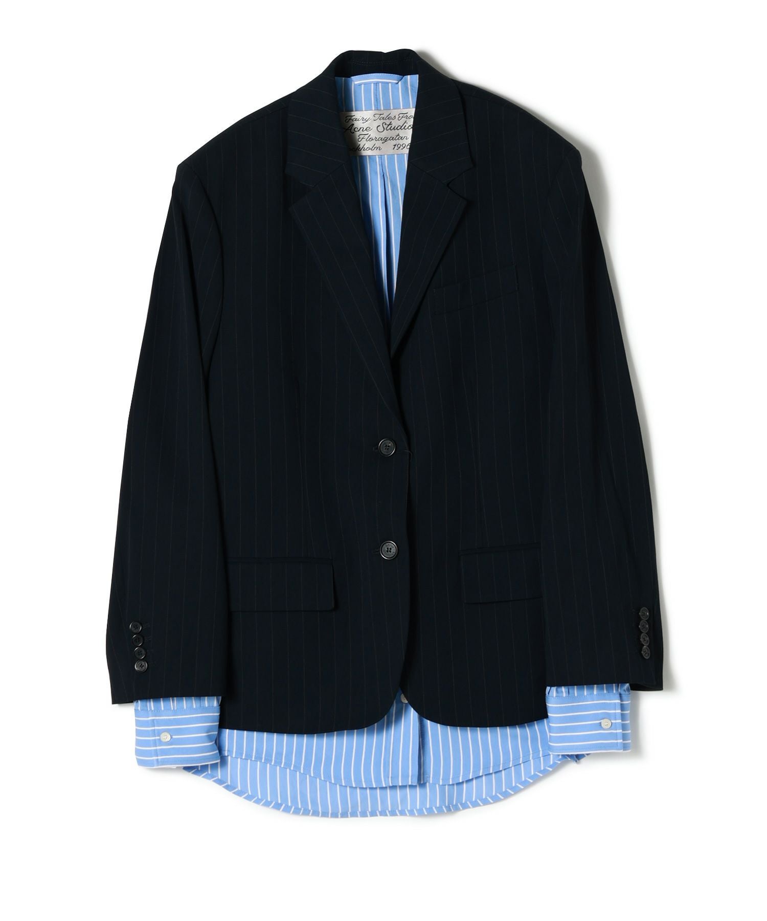 アクネストゥディオス　レイヤードスーツジャケット Acne Studios(アクネストゥディオズ)】 レイヤードスーツジャケット