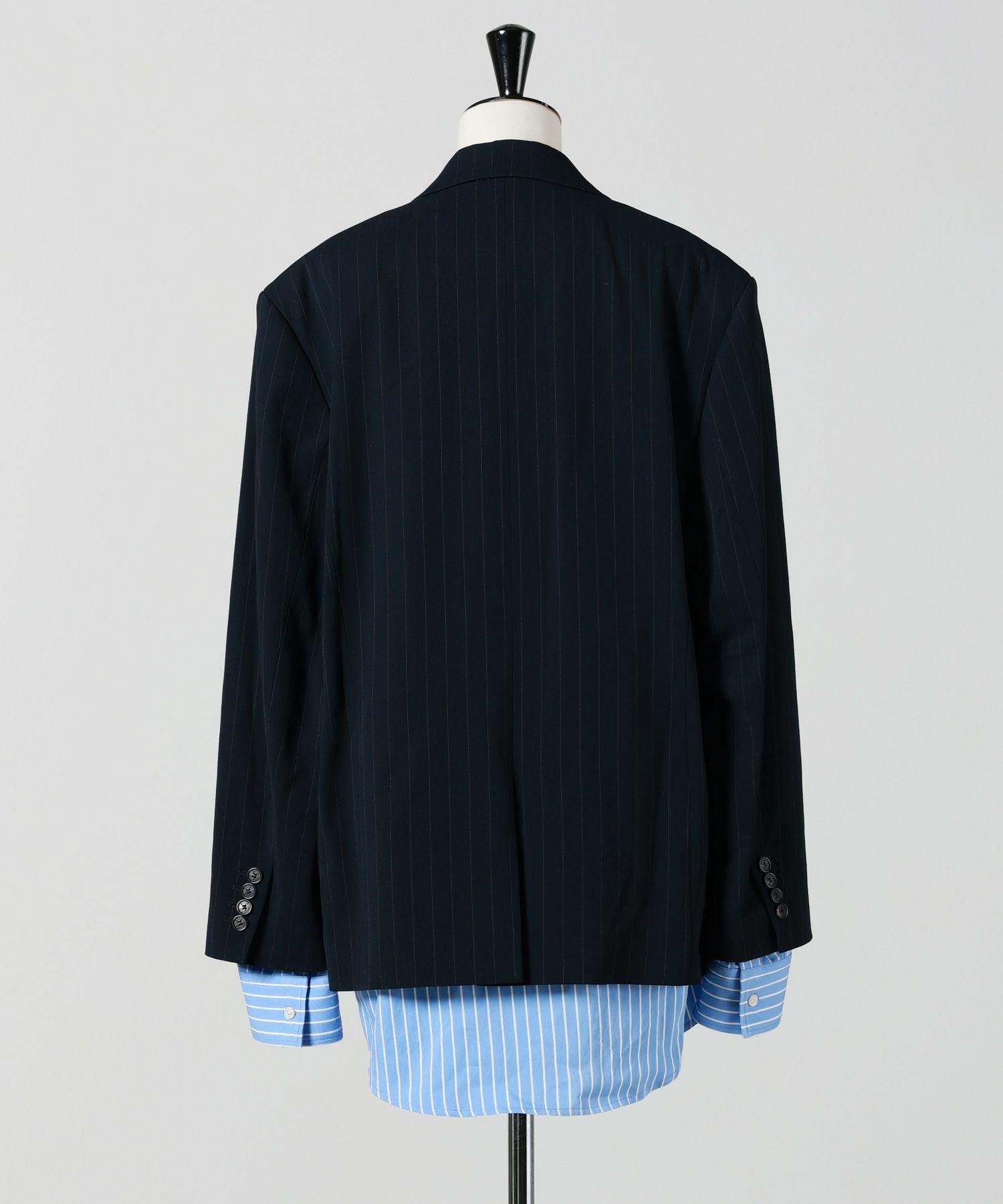 acne studios ノーカラージャケット　スーツ Acne Studios(アクネストゥディオズ)】 レイヤードスーツジャケット