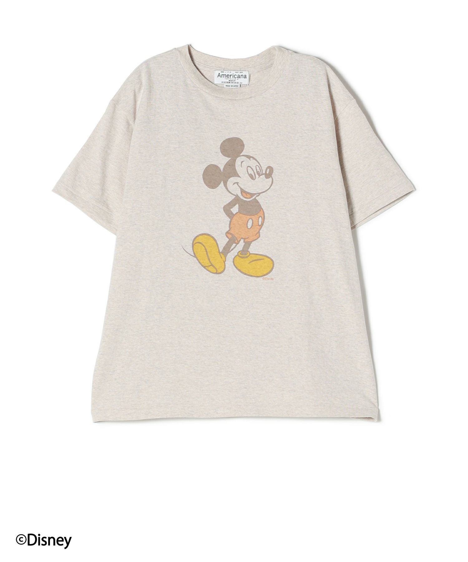 AMERICANA(アメリカーナ)】 Mickey Mouse/ミッキーマウス/プリントT