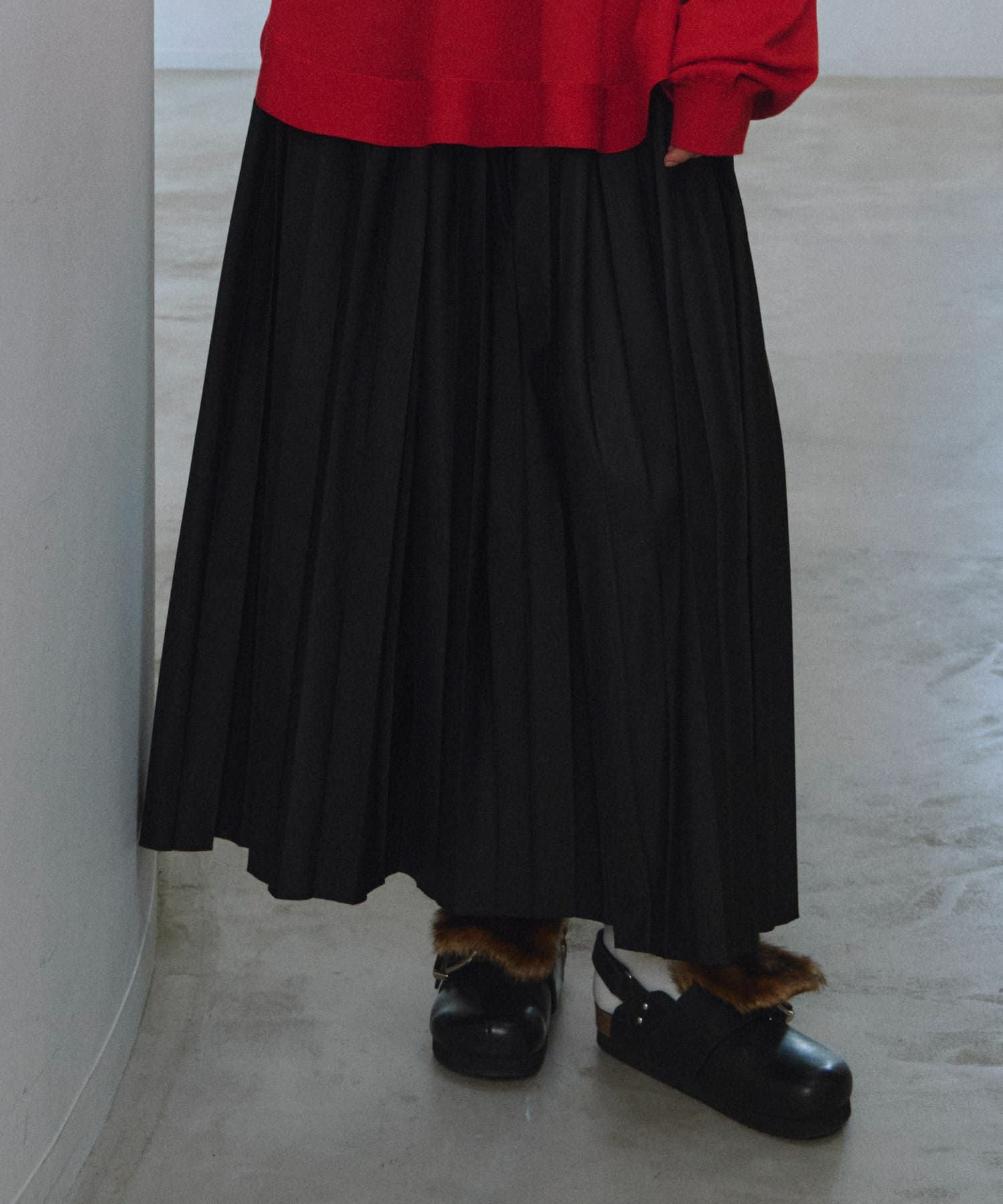 ENFOLD(エンフォルド)】 SQUARE-PLEATS SKIRT｜PARIGOT ONLINE（パリゴ