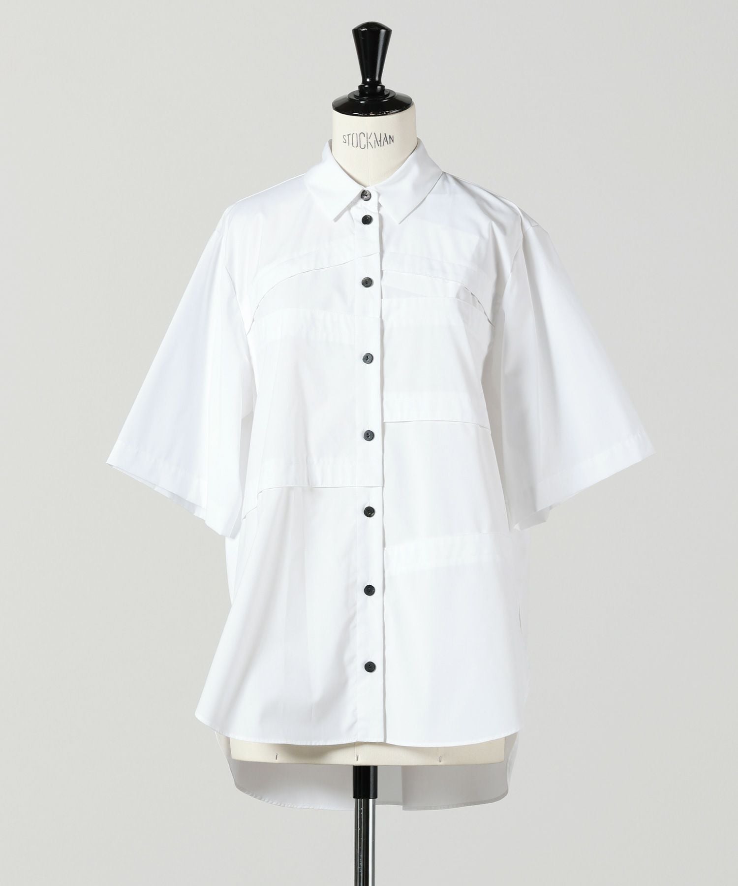 ENFOLD エンフォルド STEP SHIRT ステップシャツ ホワイト ENFOLD(エンフォルド)】 STEP SHIRT｜PARIGOT ONLINE（パリゴオンライン）