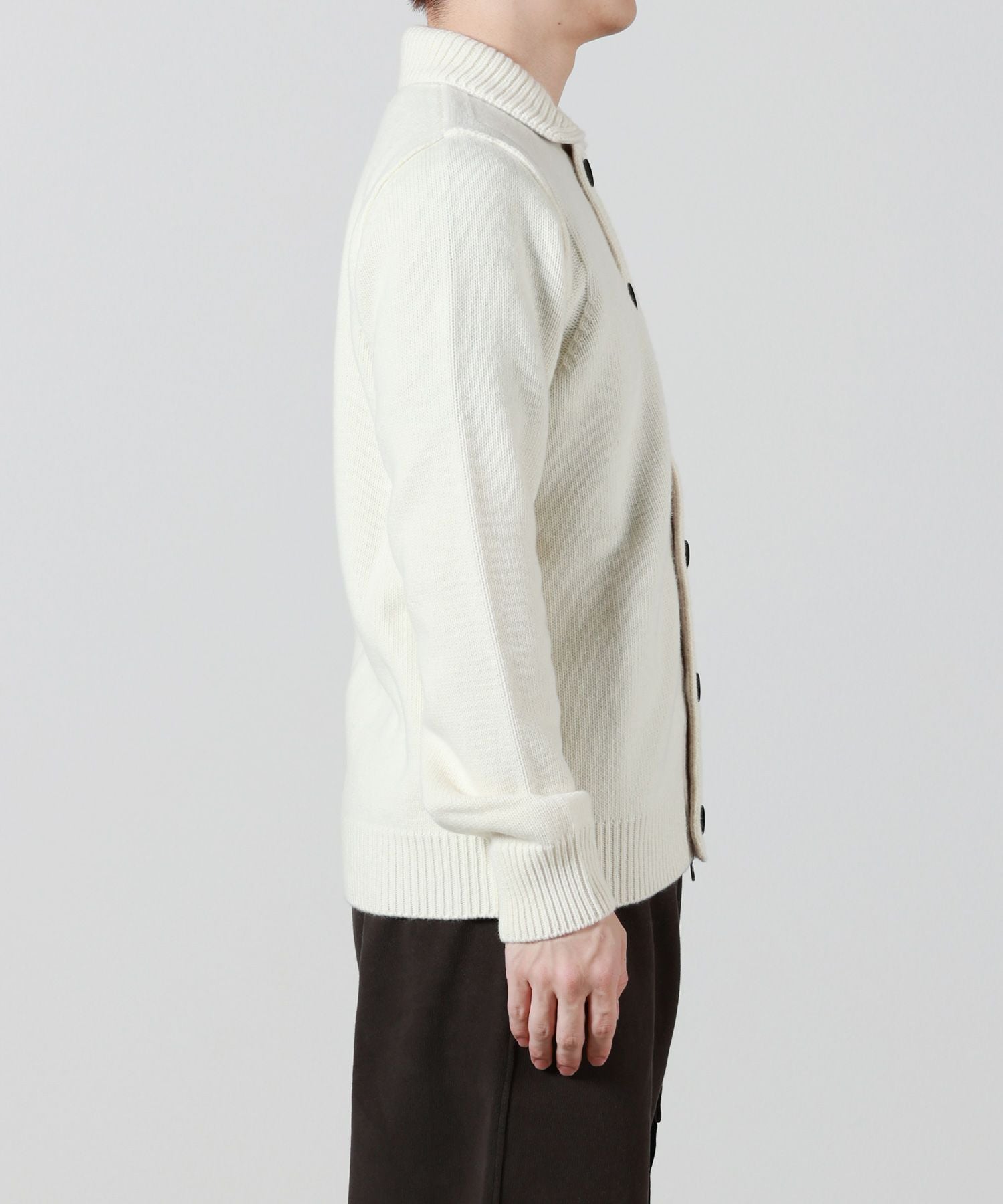 STONE ISLAND(ストーンアイランド)】 ボタン付きジャンパー フェルト