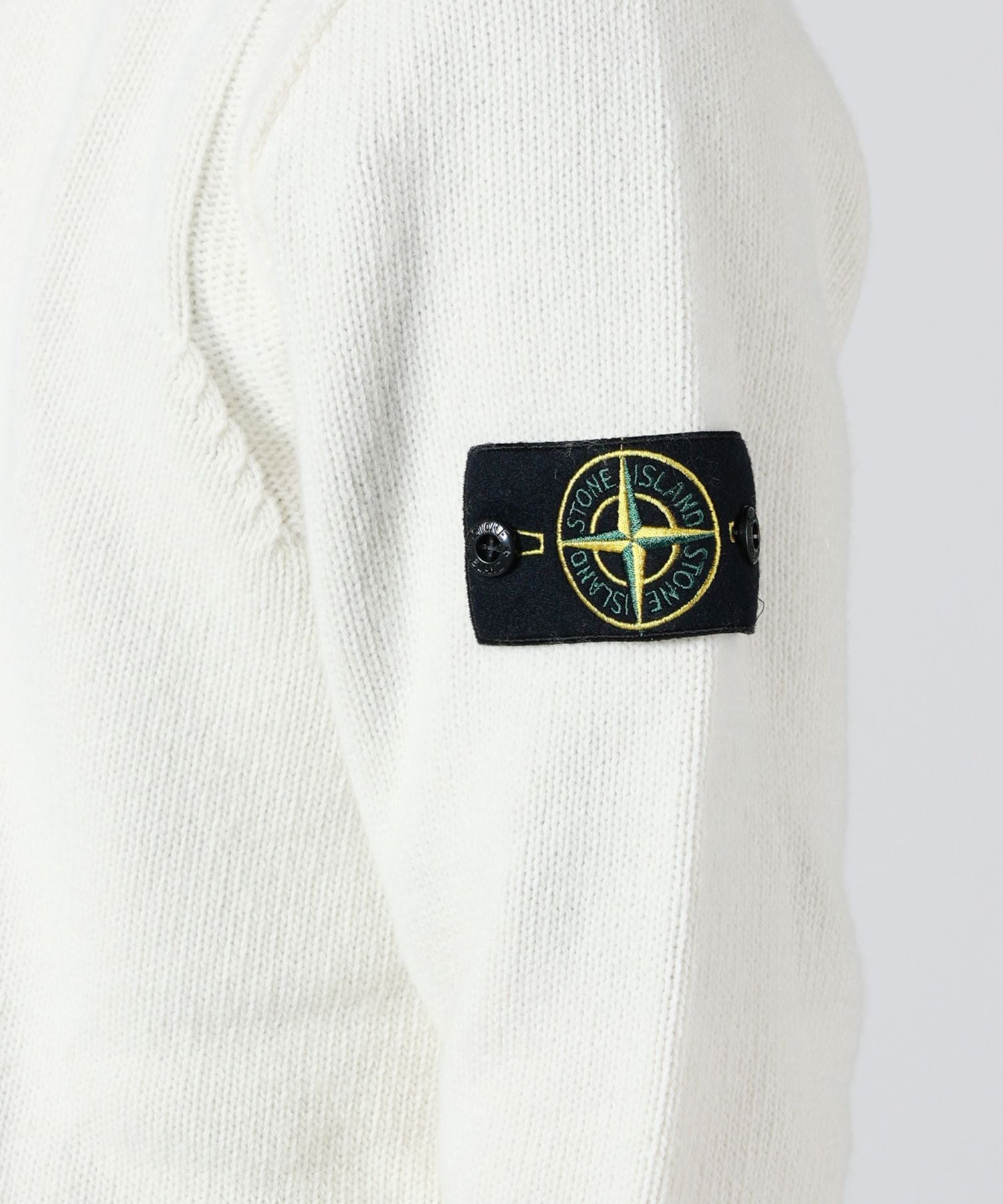 STONE ISLAND(ストーンアイランド)】 ボタン付きジャンパー フェルト