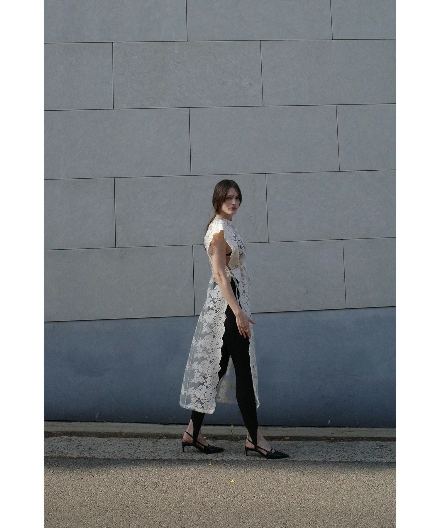CLANE(クラネ)】 FLOWER SHEER LACE LONG TOPS｜PARIGOT ONLINE