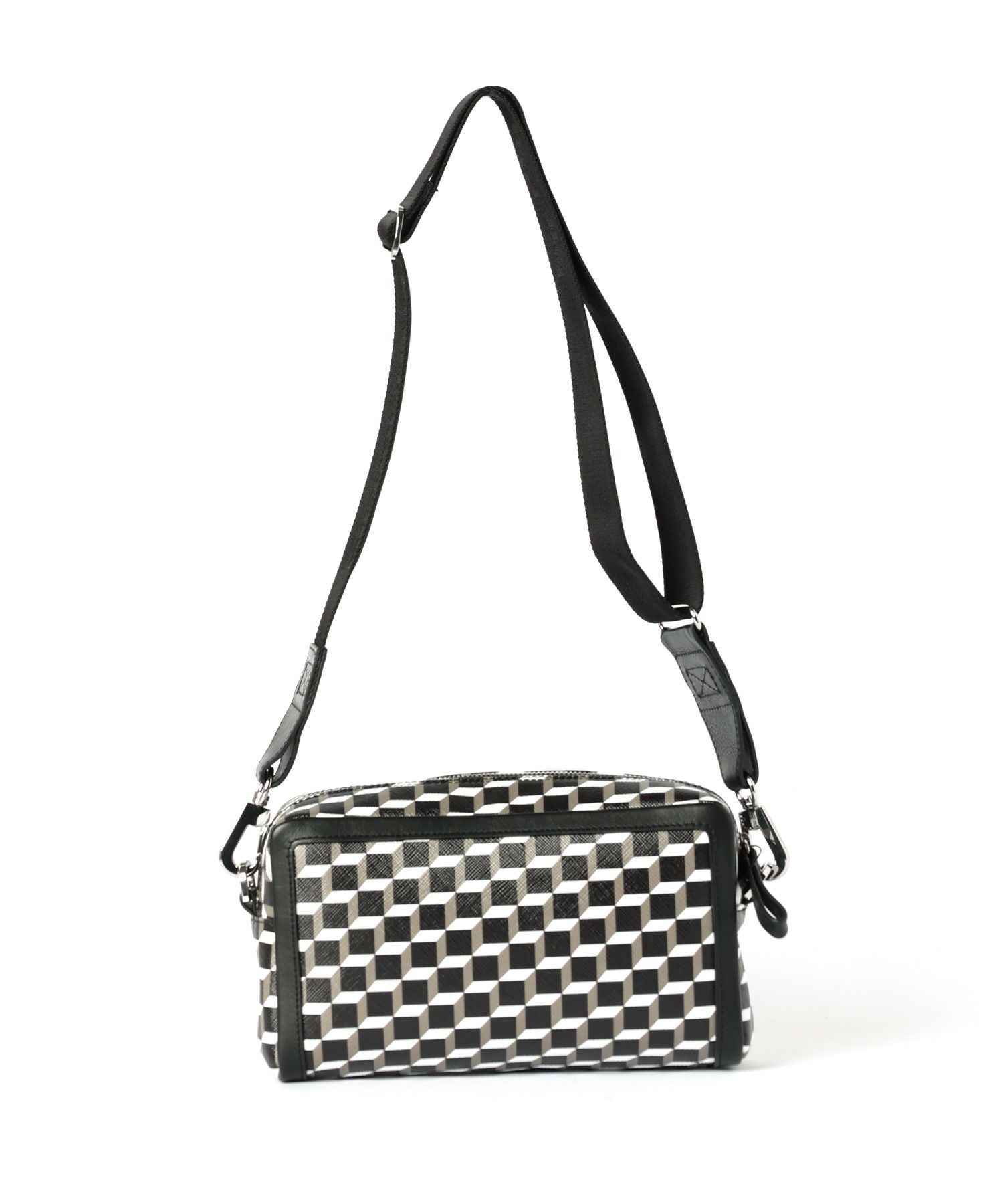 CANVAS CUBE-BLACK-WHITE-BLACK