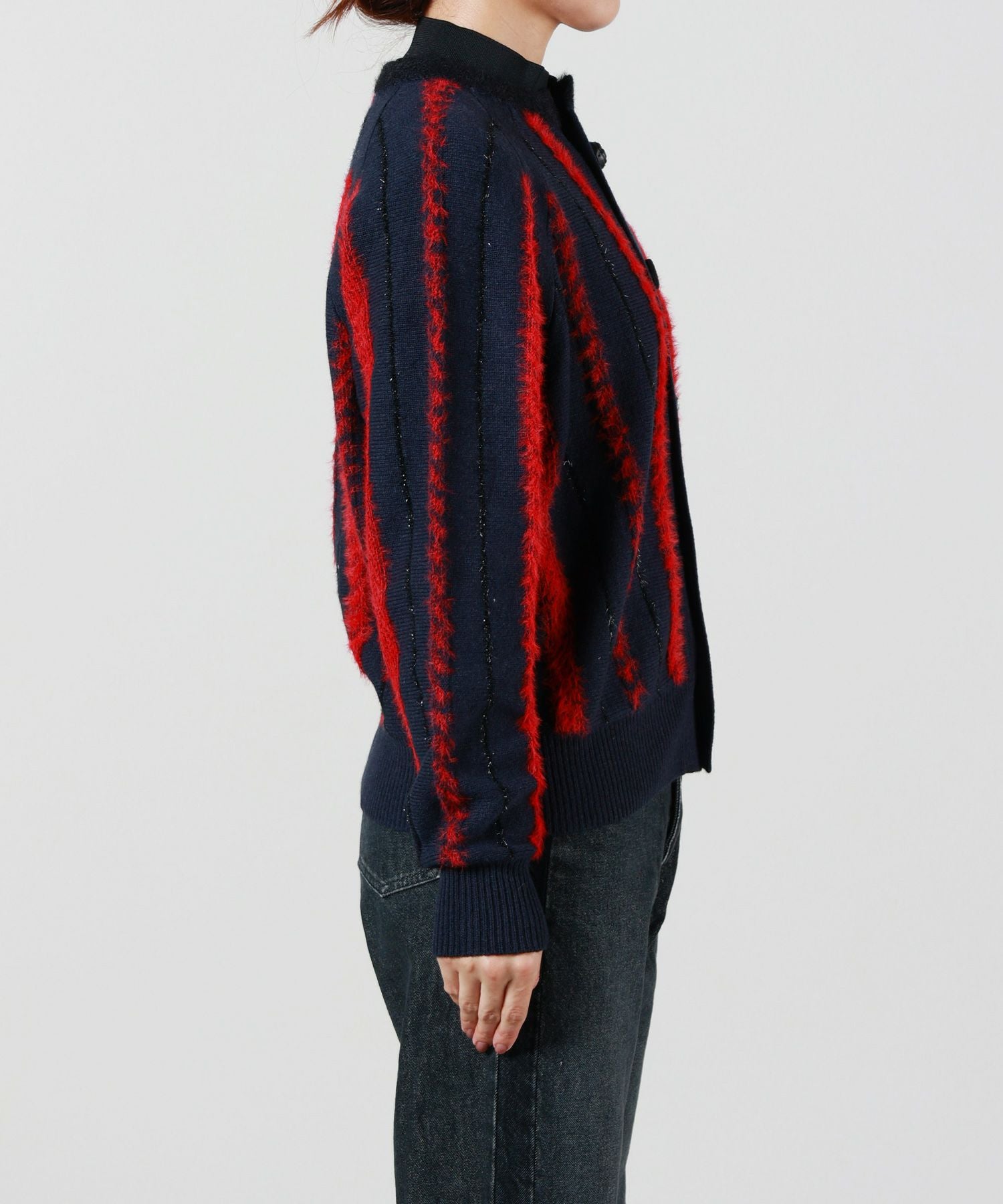 TOGA PULLA(トーガプルラ)】 STRIPE KNIT CARDIGAN｜PARIGOT ONLINE