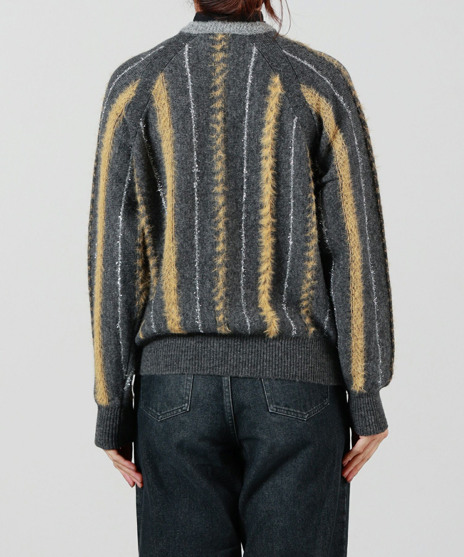TOGA PULLA(トーガプルラ)】 STRIPE KNIT CARDIGAN｜PARIGOT ONLINE