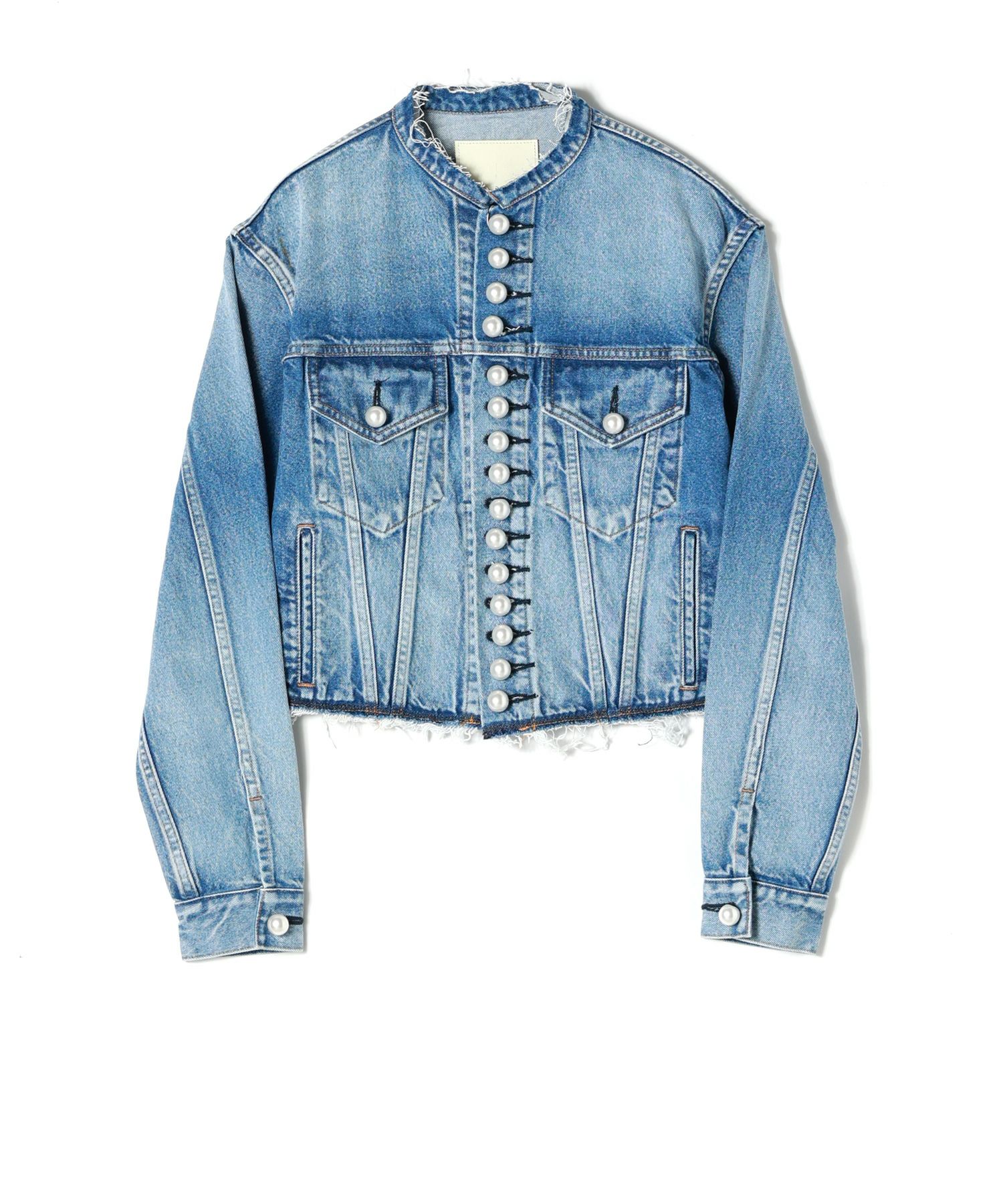 CINOH(チノ)】 デニムパールボタンジャケット｜PARIGOT ONLINE（パリゴ
