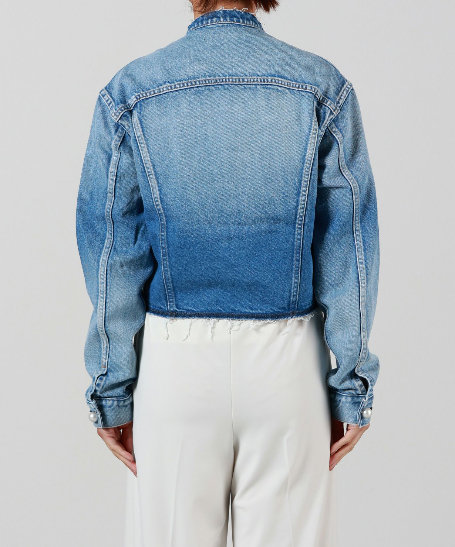 CINOH(チノ)】 デニムパールボタンジャケット｜PARIGOT ONLINE（パリゴ