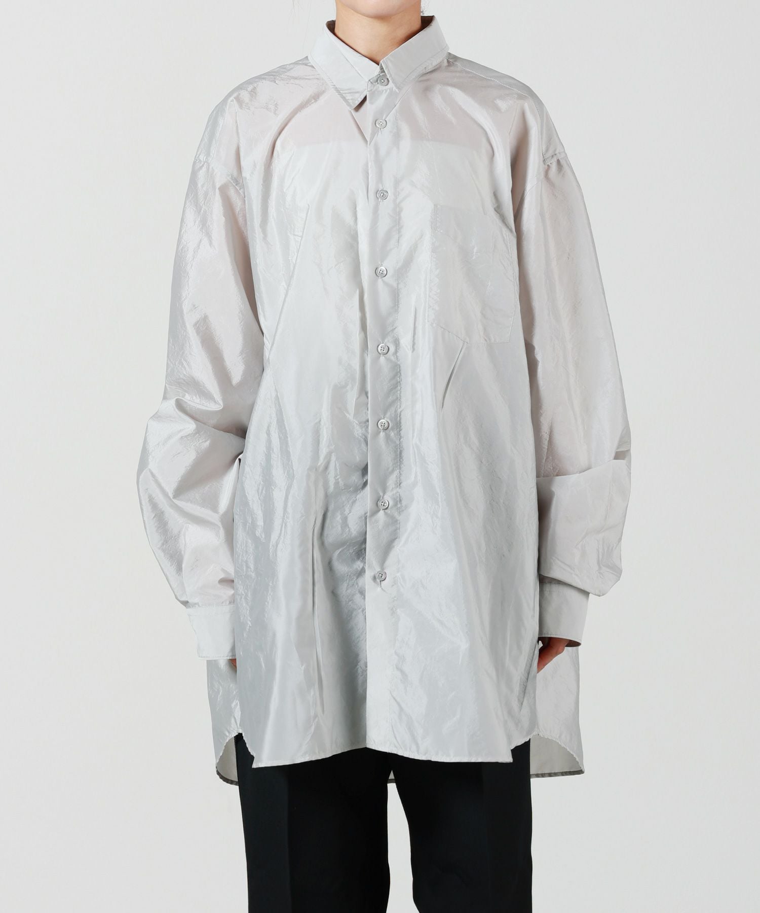 Maison Margiela(メゾンマルジェラ)】 オーバーサイズ長袖シャツ