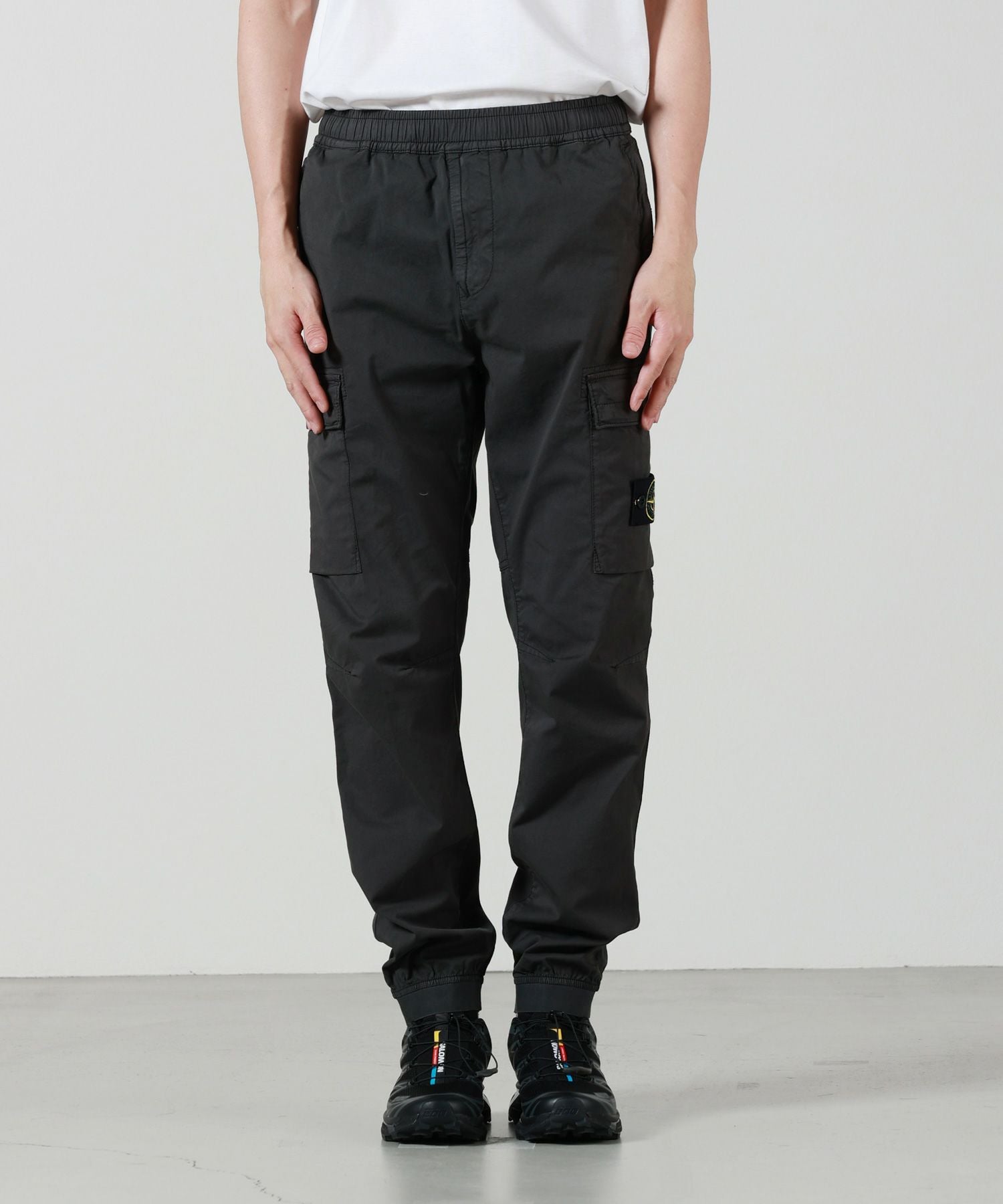Stone  カーゴパンツ　W32 STONE ISLAND (ストーンアイランド) ストレッチツイル ロゴ カーゴ