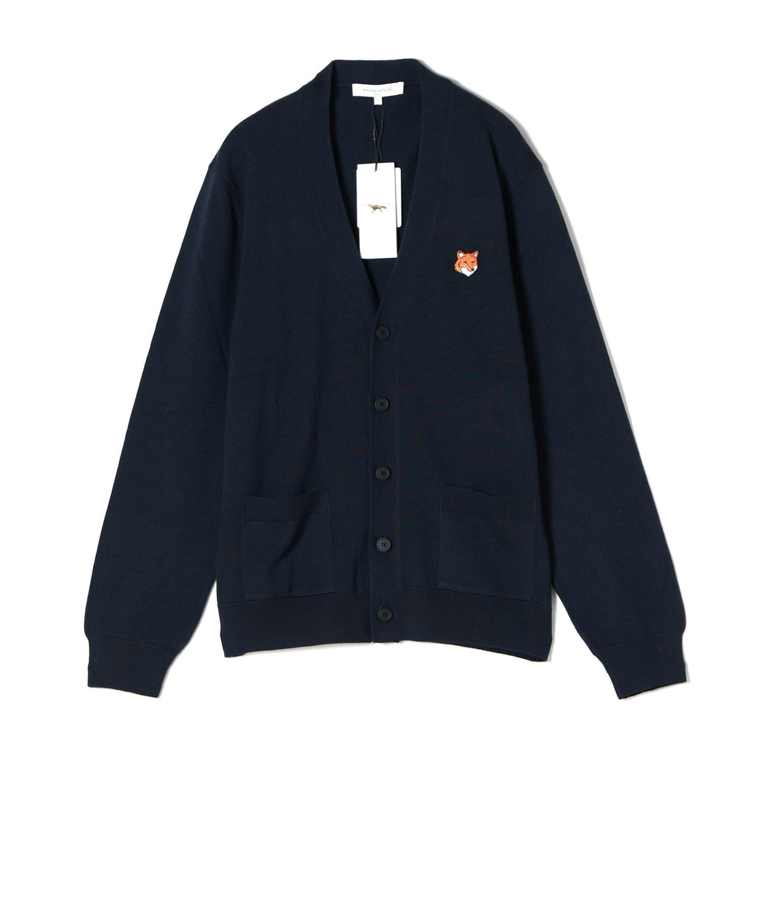 maisonkitsuné メゾンキツネ カーディガン カーディガン レギュラー ダブルボールドフォックスヘッドパッチ トップス