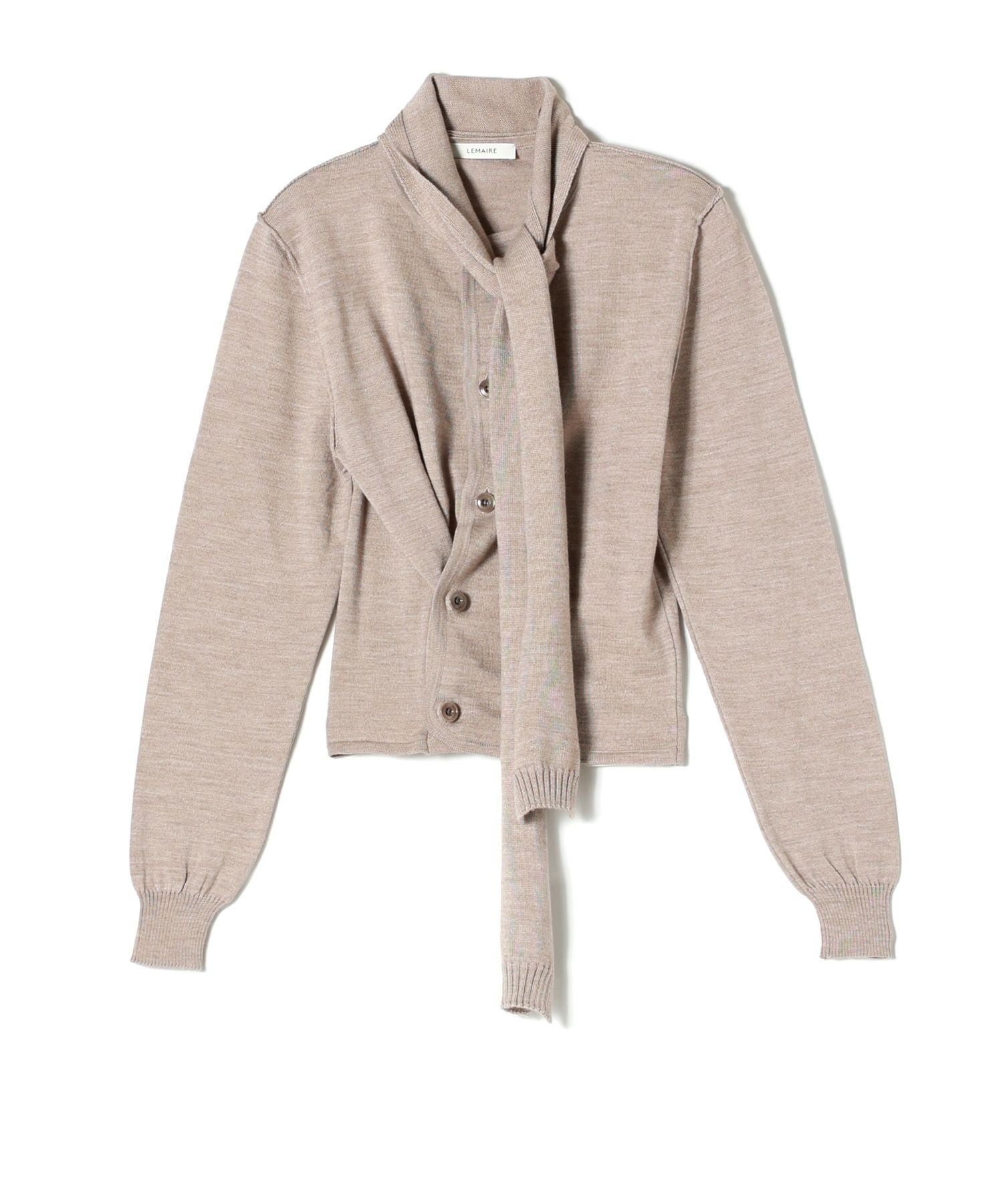 LEMAIRE(ルメール)】 TWISTED CARDIGAN WITH SCARF｜PARIGOT ONLINE