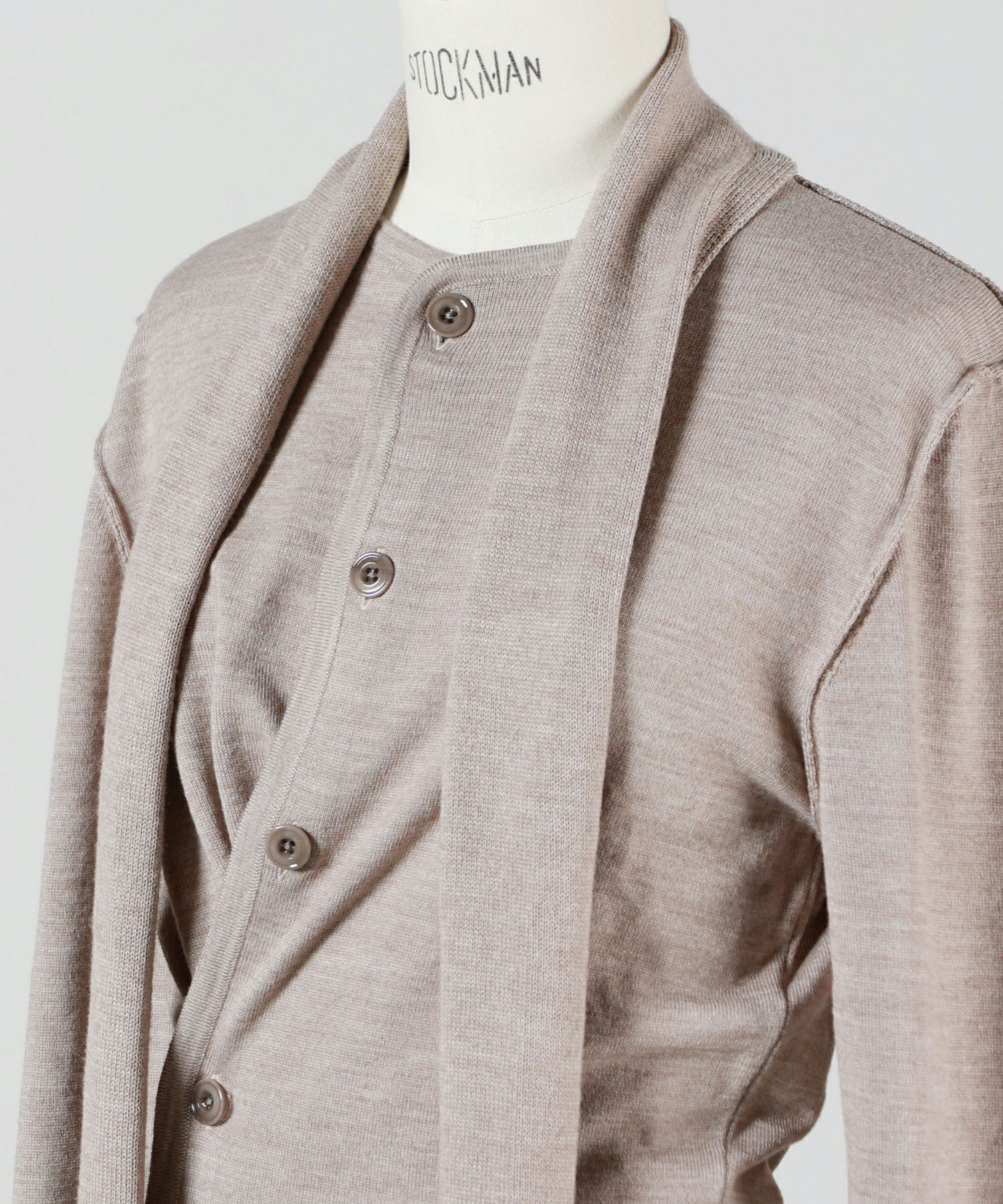LEMAIRE(ルメール)】 TWISTED CARDIGAN WITH SCARF｜PARIGOT ONLINE