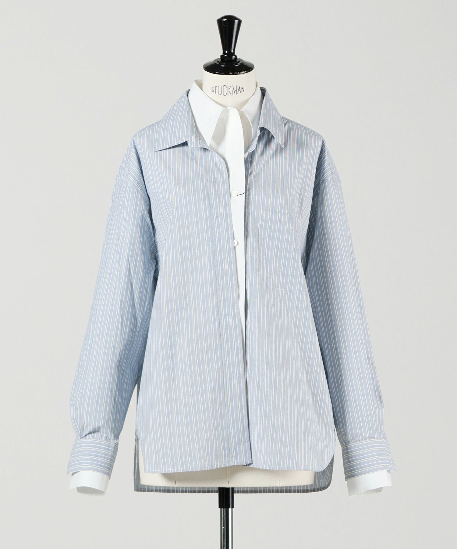アクネストゥディオズ ACNE STUDIOS ルーズパッチオーバーシャツ Acne Studios(アクネストゥディオズ)】 LAYERED BUTTON-UP SHIRT