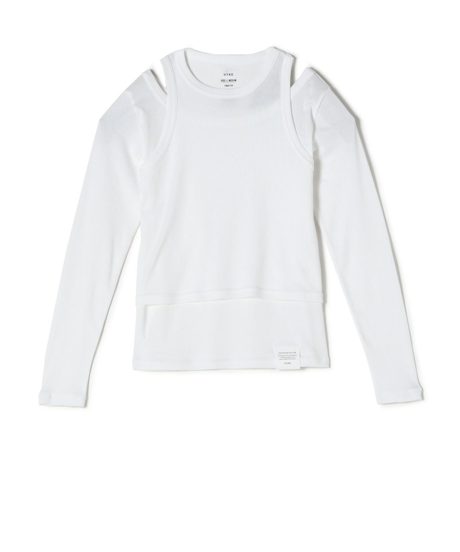 HYKE(ハイク)】 LAYERED LONG-SLV TEE｜PARIGOT ONLINE（パリゴ